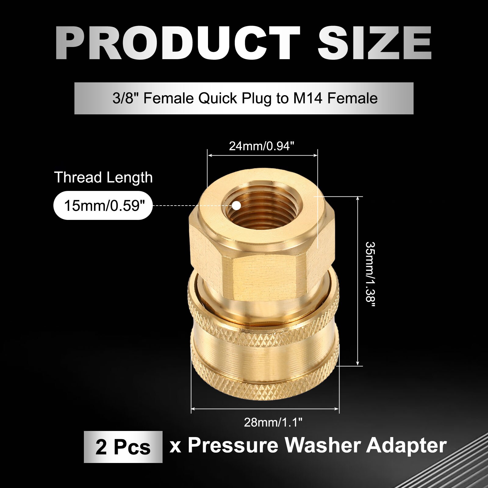 Unique Bargains S26042800UX2689 Pressure-Washer-Parts - View #2