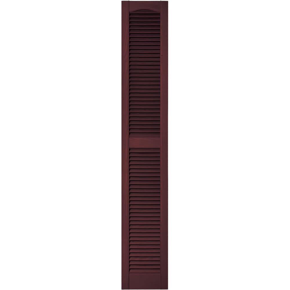 Vantage V1711272167 12-in W x 71.875-in H Cranberry Exterior Shutters