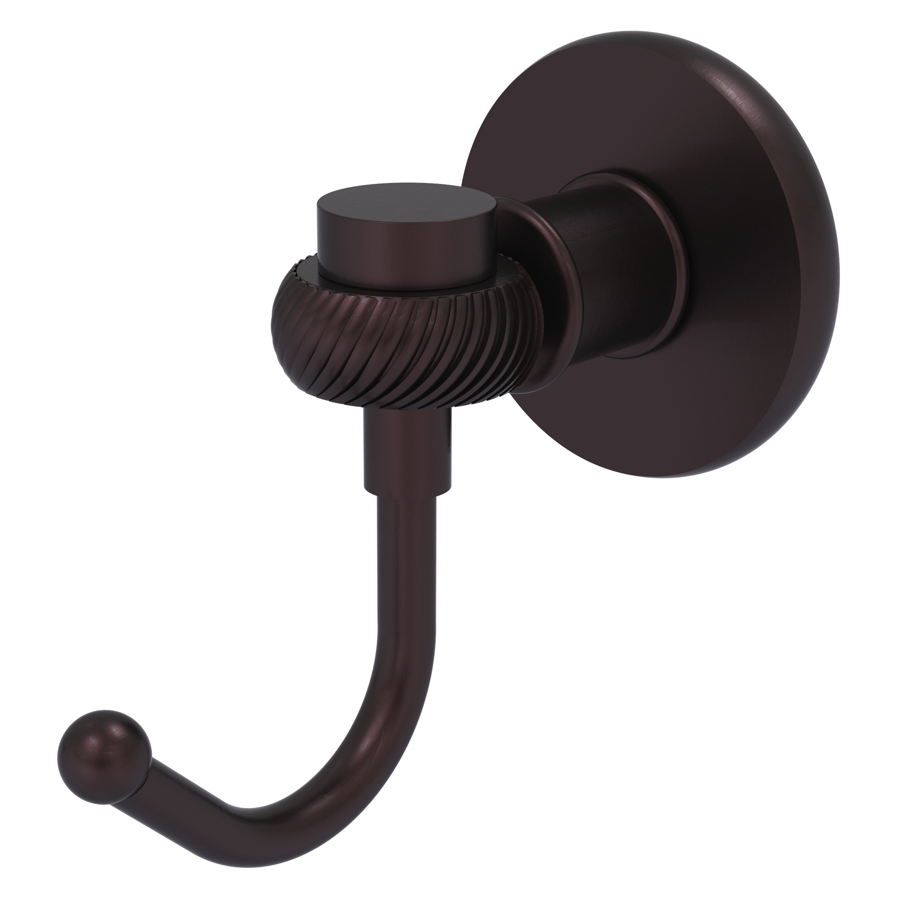 Allied Brass 2020T-ABZ Continental Antique Bronze Single -Hook Wall mount Towel Hook