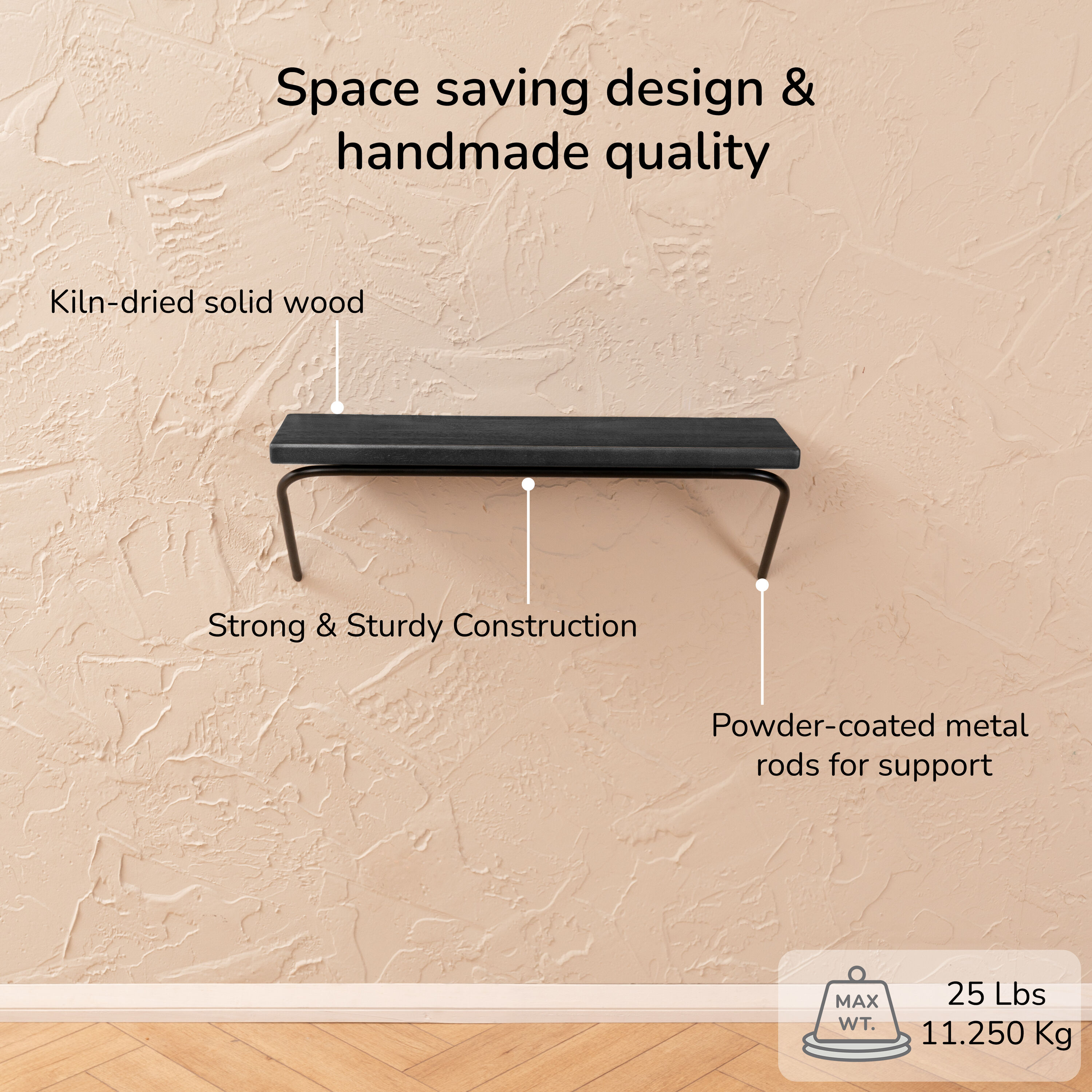 MH LONDON MH-ST-357 Wall-Mounted-Shelving - View #4