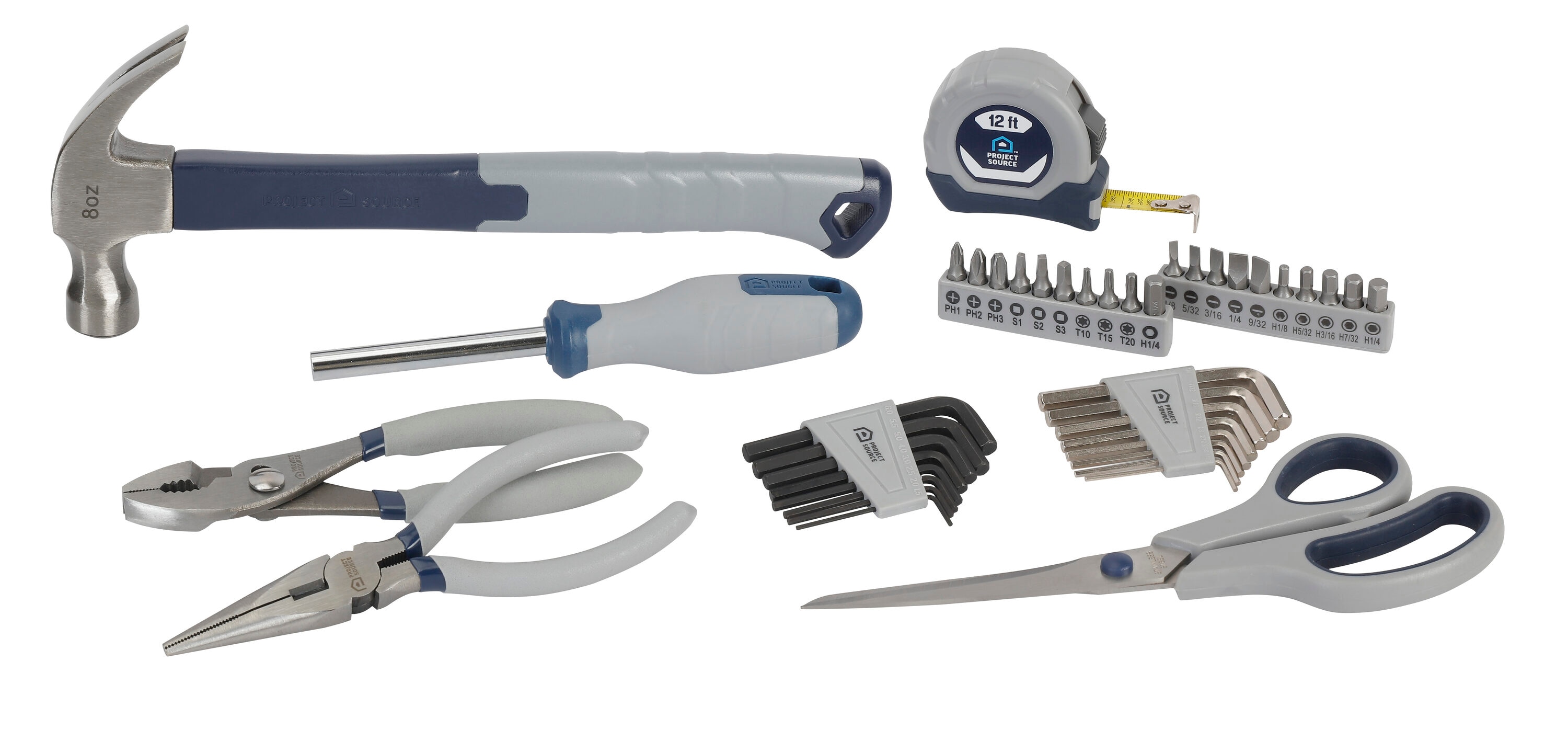 Project Source 55804 42 -Piece Household Tool Set (No Case)