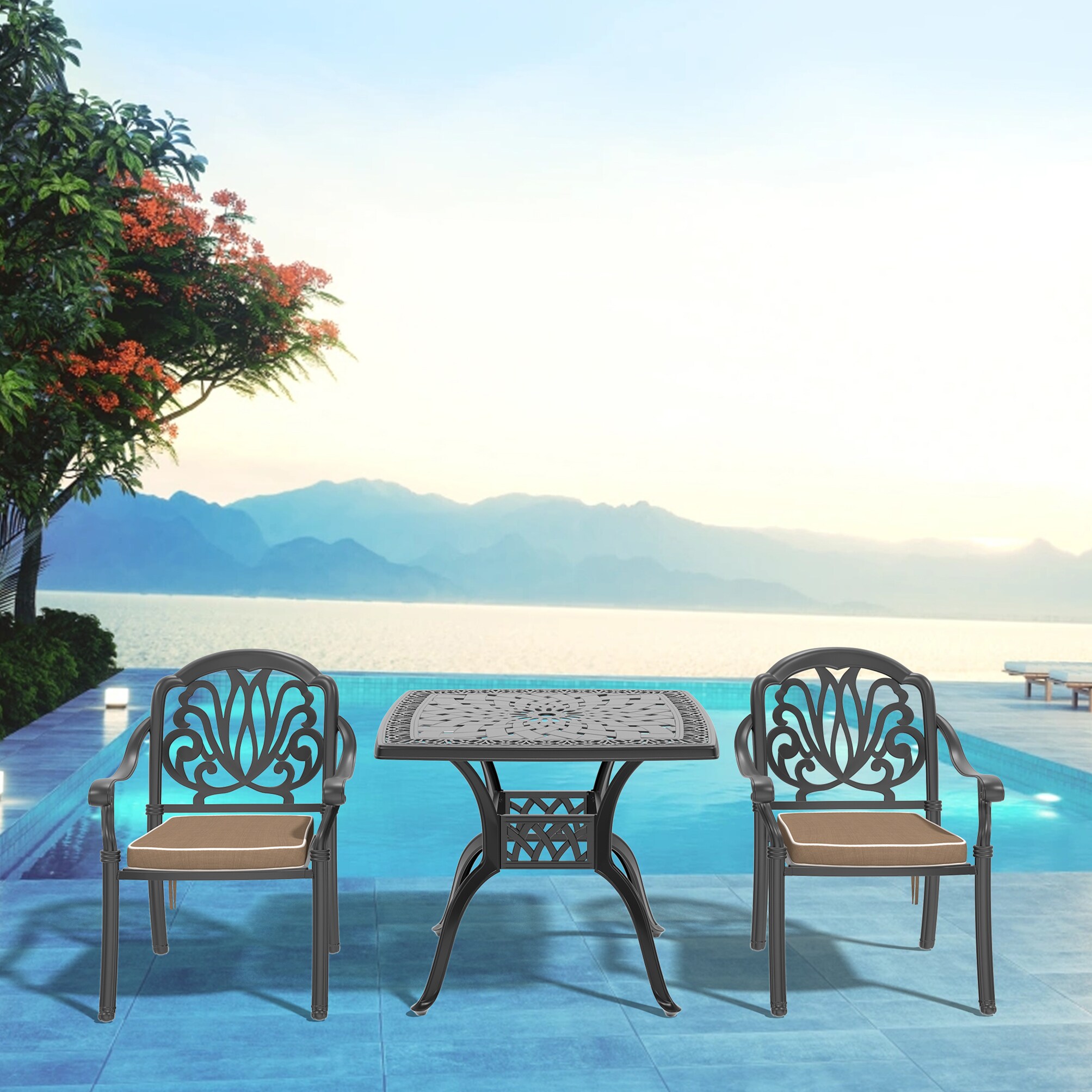 Kahomvis NICE-QP1092-121 Patio-Dining-Sets - View #2