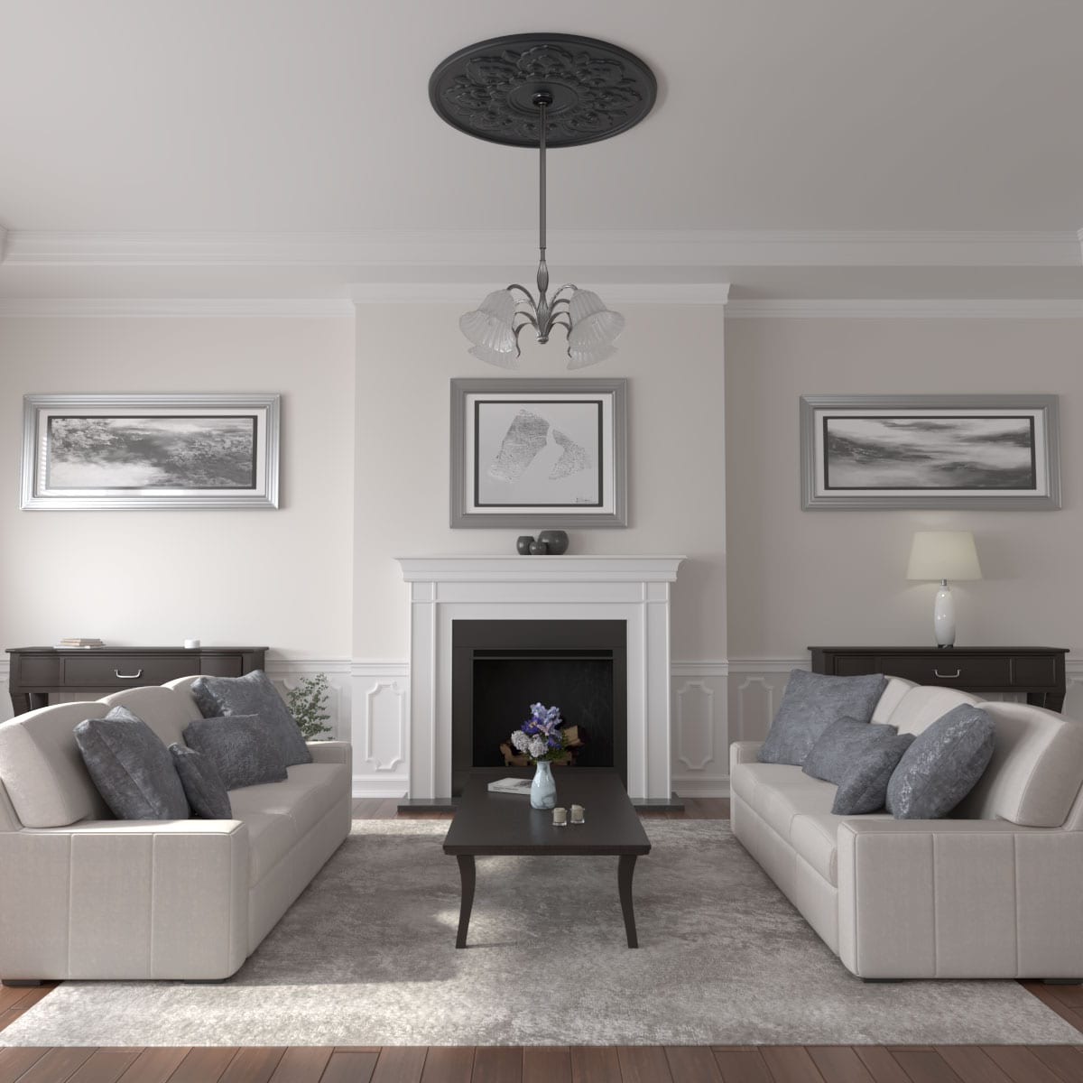 Ekena Millwork CM50LOSGS Ceiling-Medallions - View #4