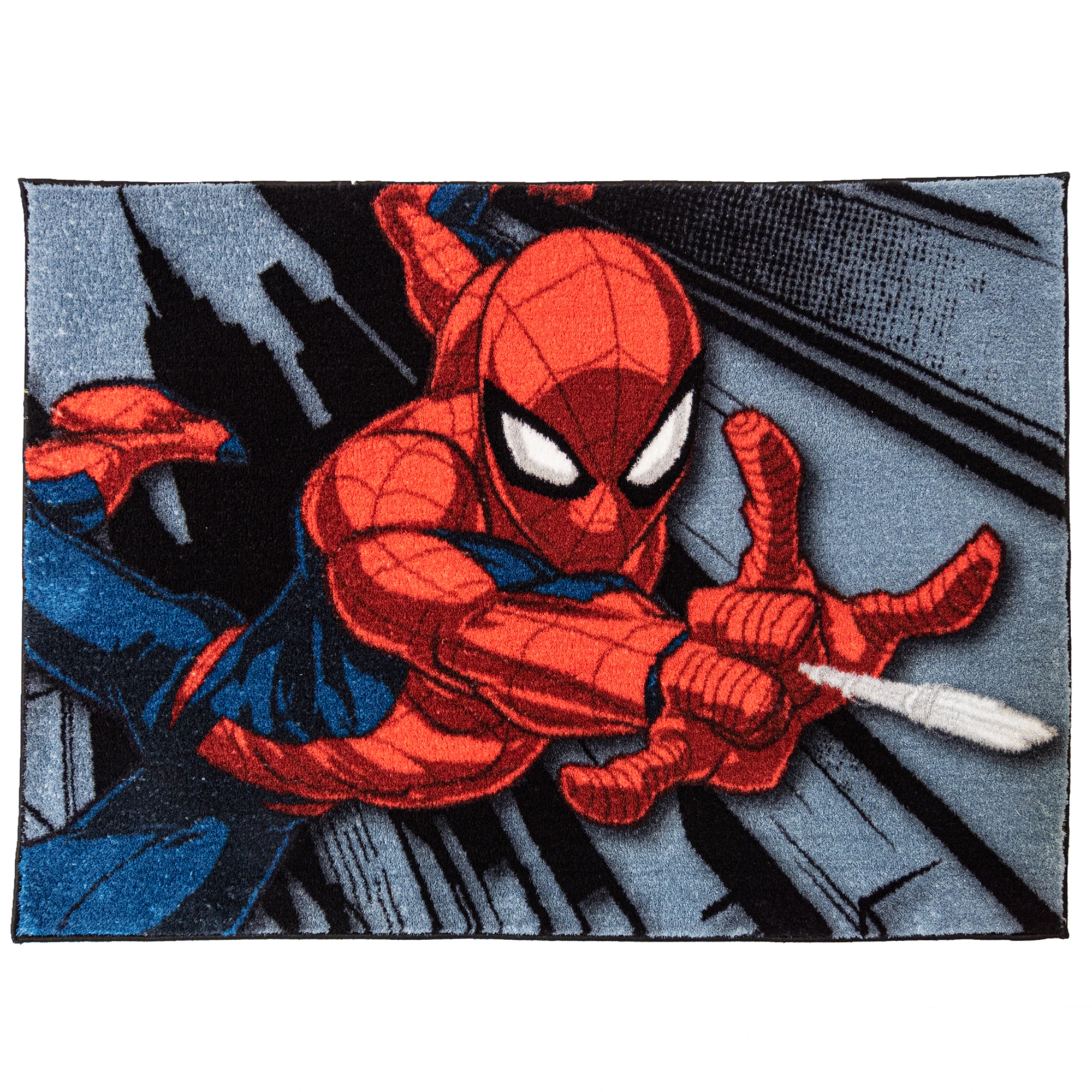 Marvel 19840 Super Hero 3 x 4 (ft) Polyester Spiderman Gray Rectangular Indoor Area rug