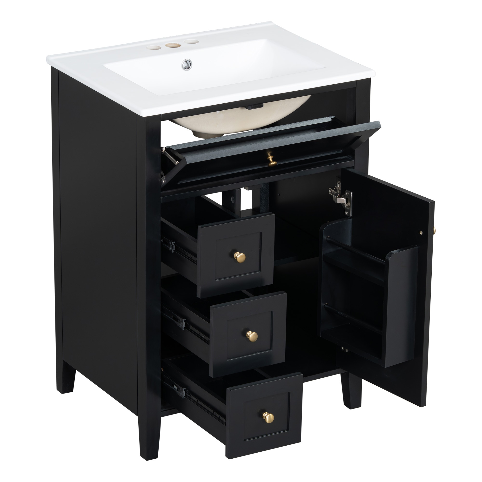 WELLFOR WA972DH Bath-Vanity-Combo - View #7