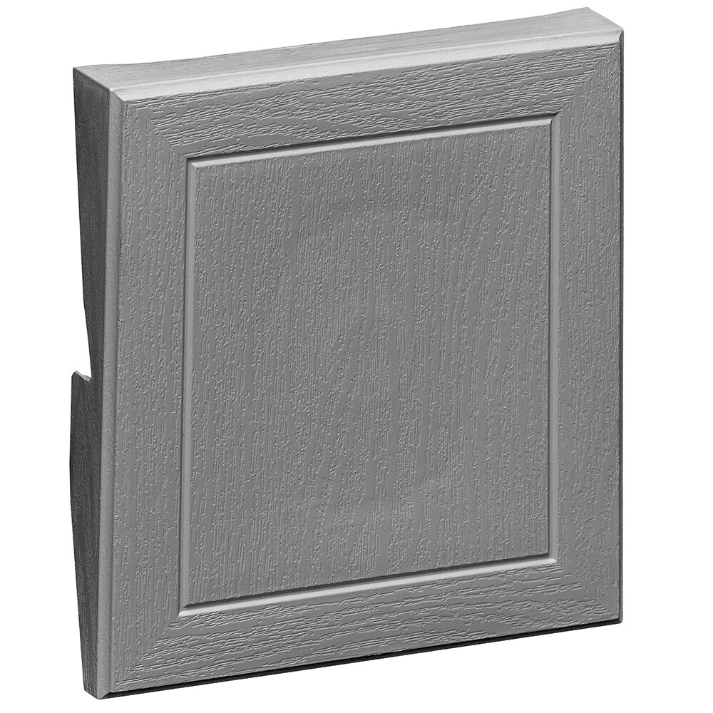 Novik Surface Mounting Block 7.88-in x 7.13-in Charcoal Gray Vinyl Universal Mounting Block