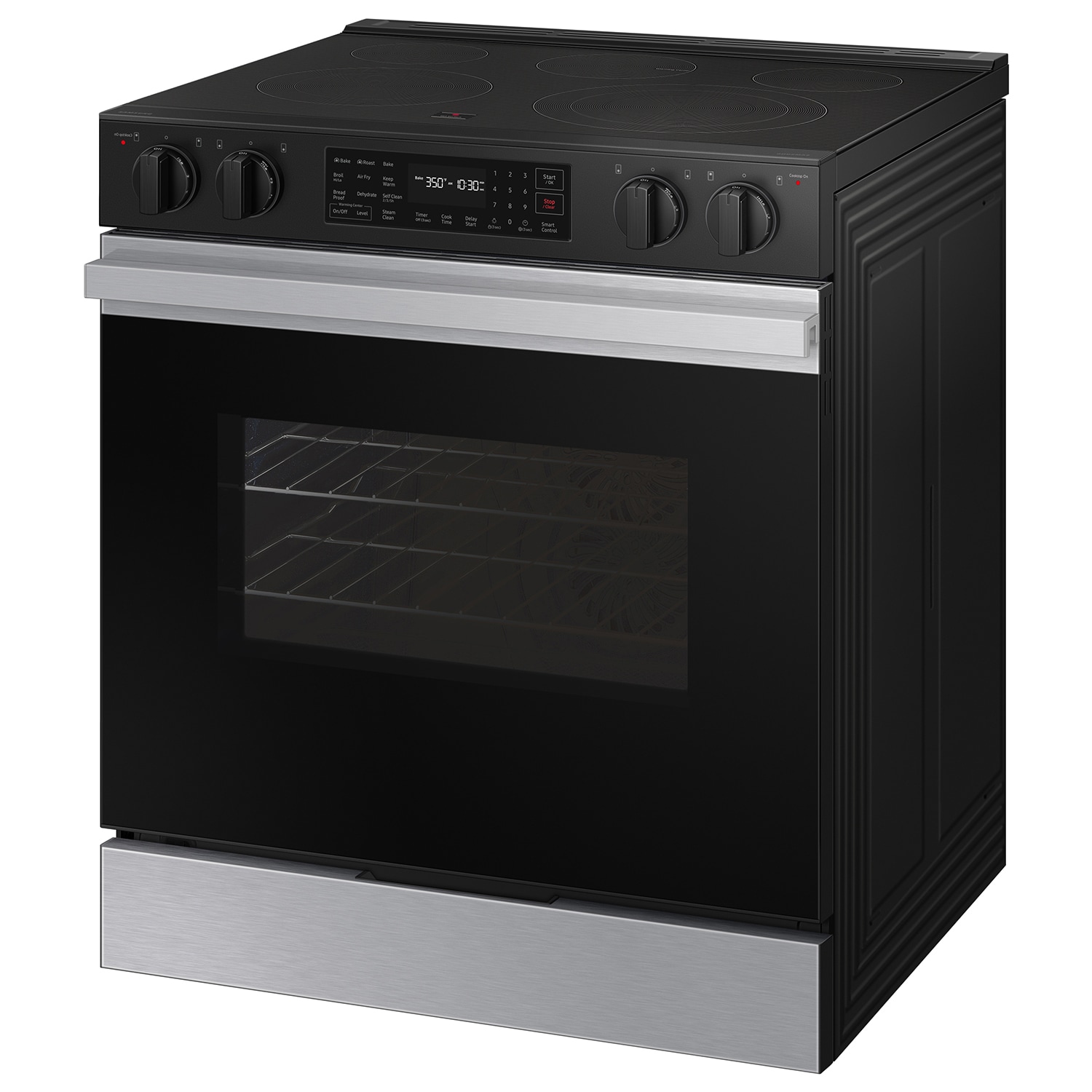 Samsung Bespoke 30-in Glass Top 5 Burners 6.3-cu ft Self & Steam ...