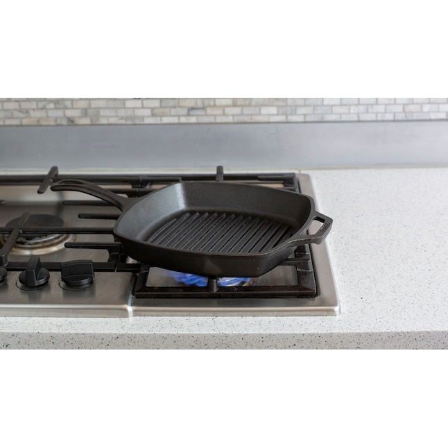 Lodge Cast Iron Griddle Cast Iron Non-stick Griddle in the Grill Cookware  department at