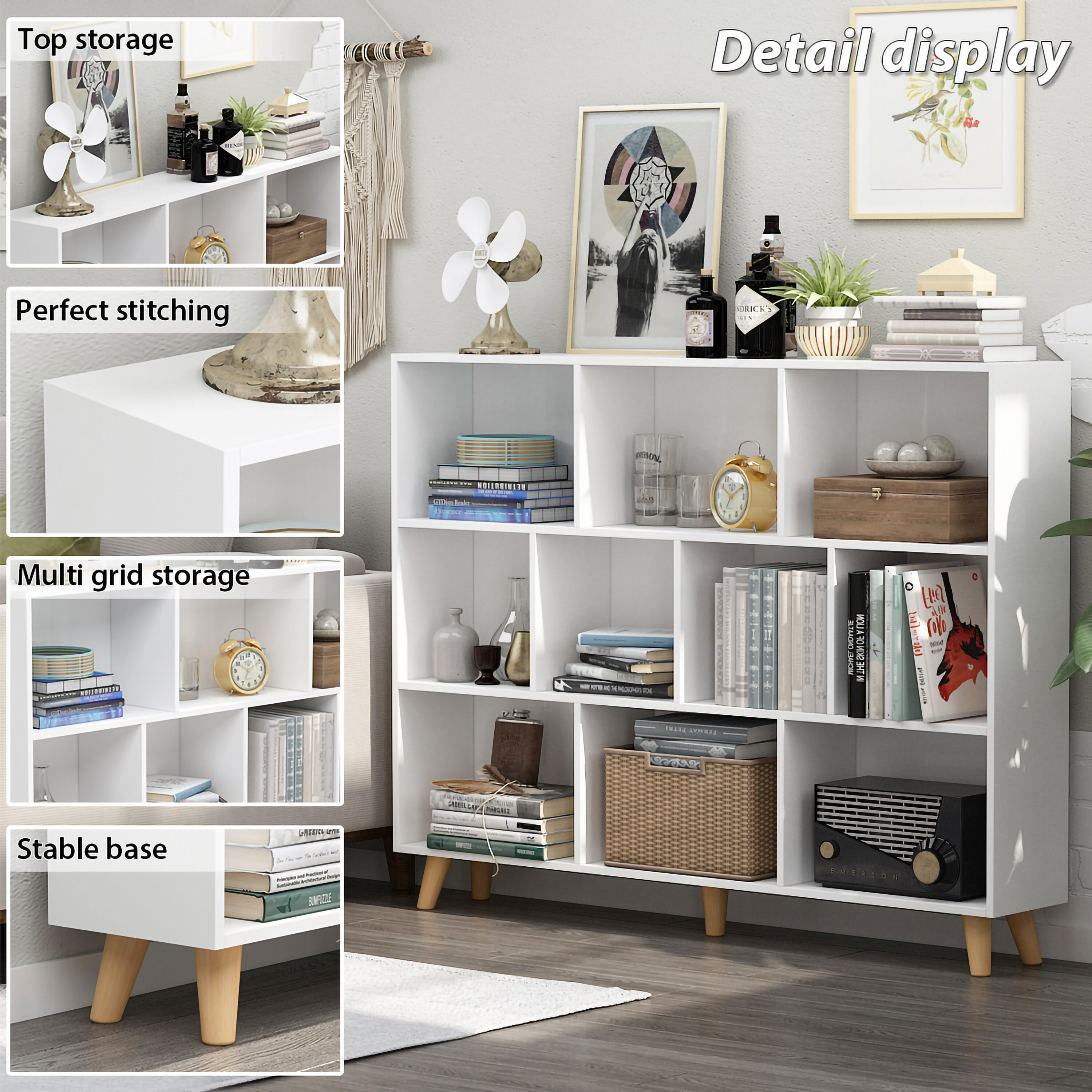 FUFU&GAGA LJY-JX010001-140 bookcases - View #3