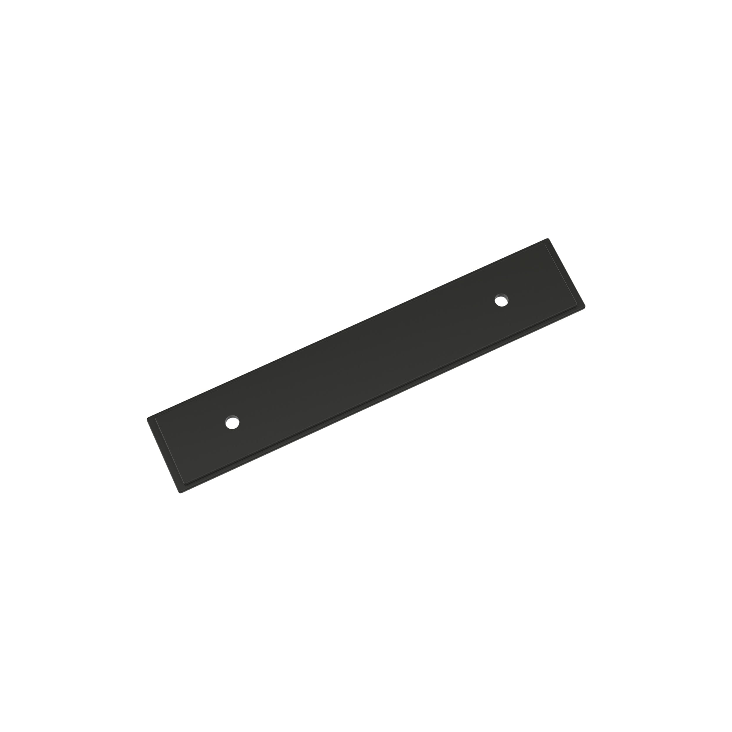 Amerock BP37588MB Matte Black Steel Backplate