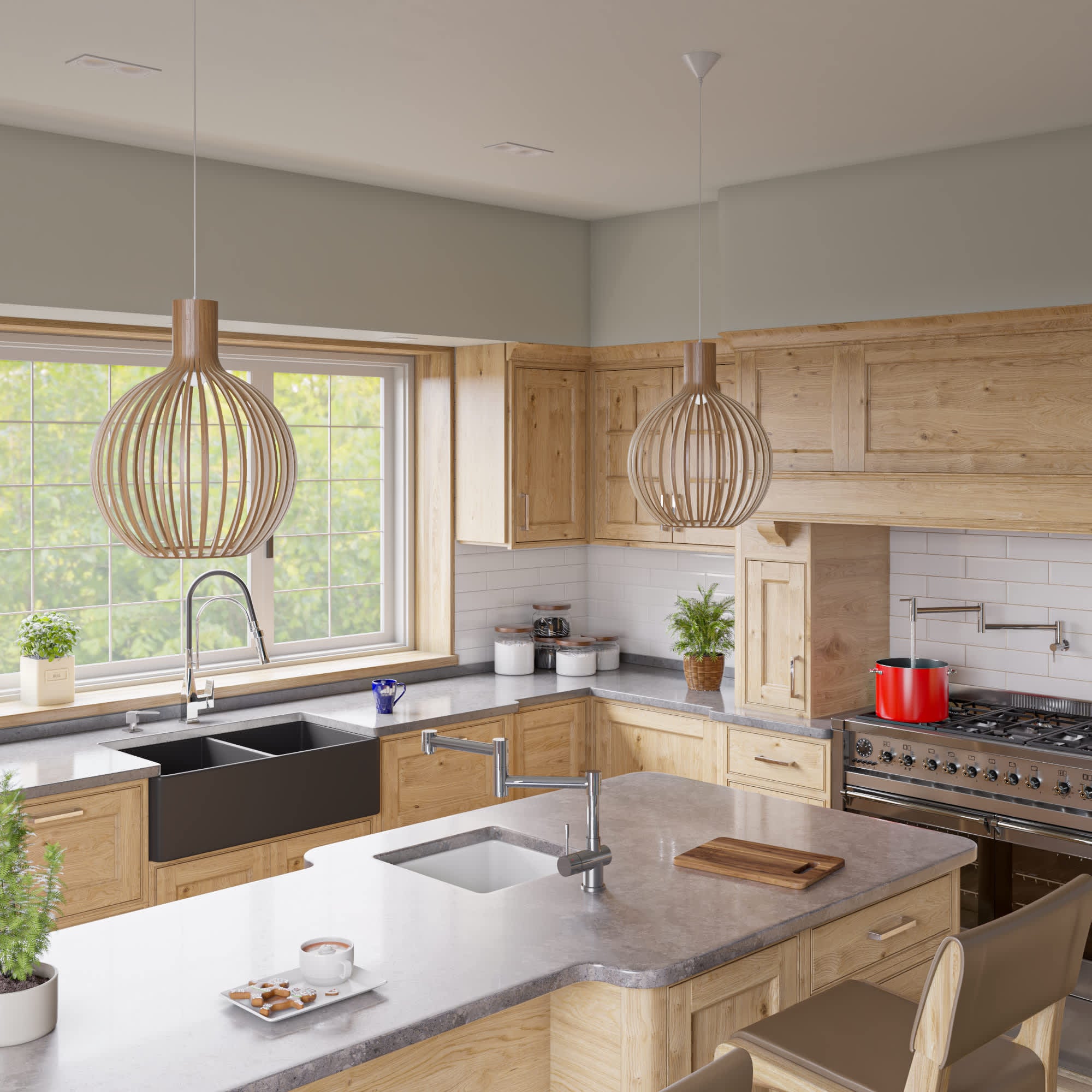 ALFI ABF3318D-BM Kitchen-Sinks - View #2