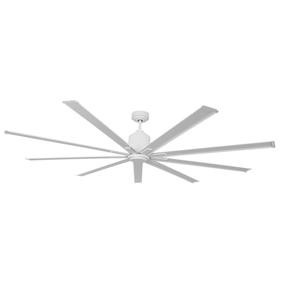 Maxx Air ICF96 WLWHUPS 96-in Outdoor White with White Blades Ceiling Fan Without Light and Remote ( 9 -Blade )