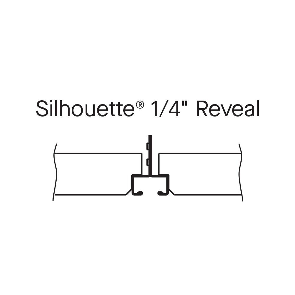 Armstrong Ceilings Silhouette 1/4-in Reveal 20-pack 144-in