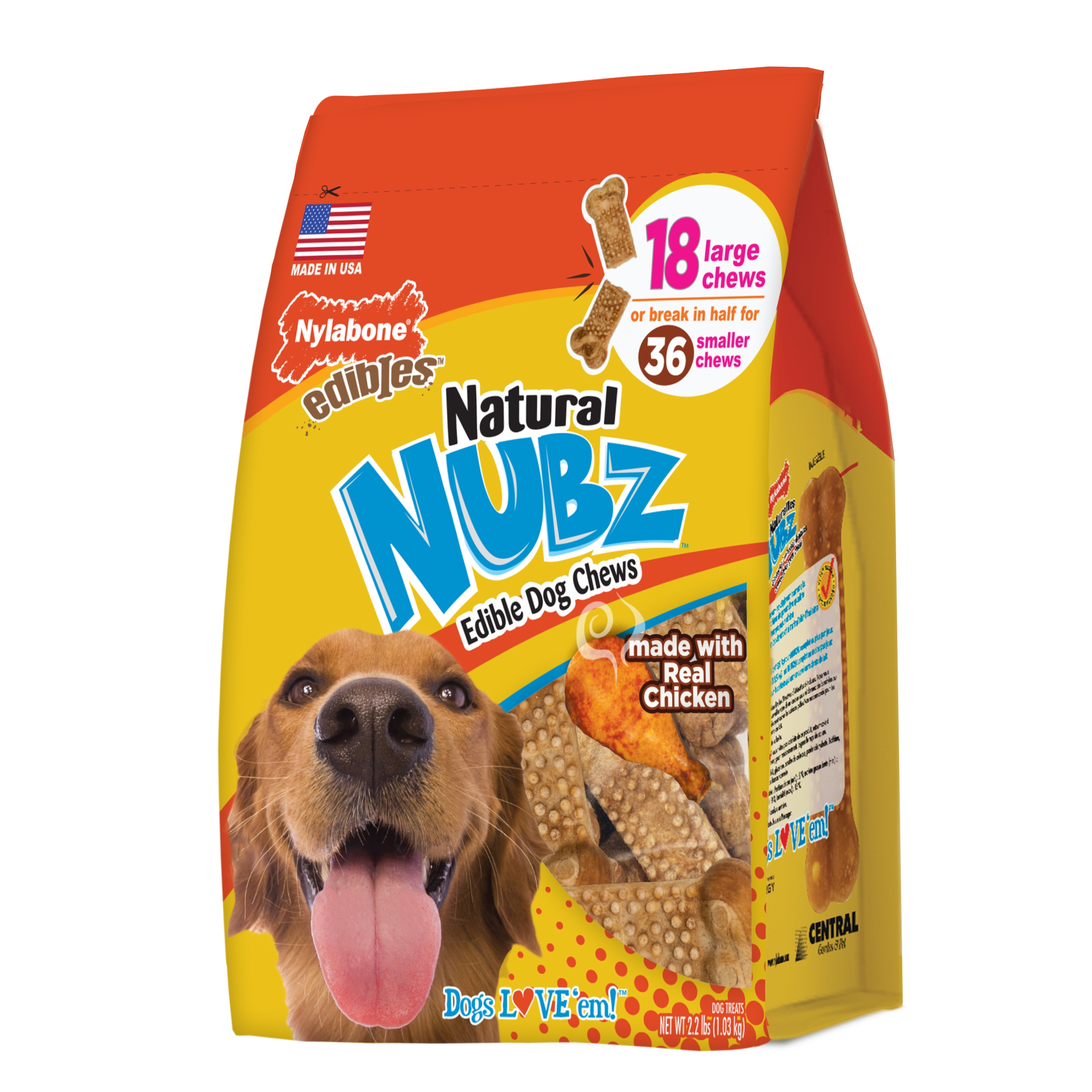 nylabone chicken edible