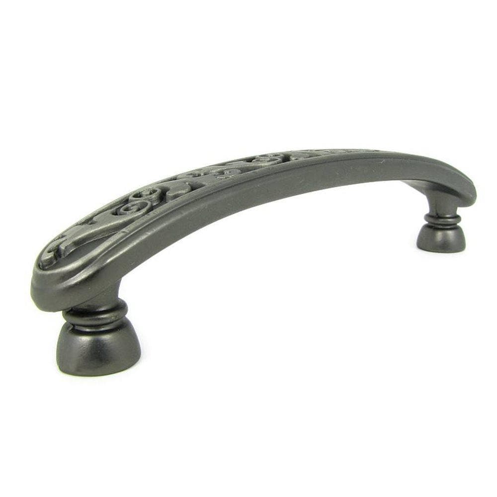 Oakley Distressed Nickel Arch Cabinet Pull with Mounting Hardware