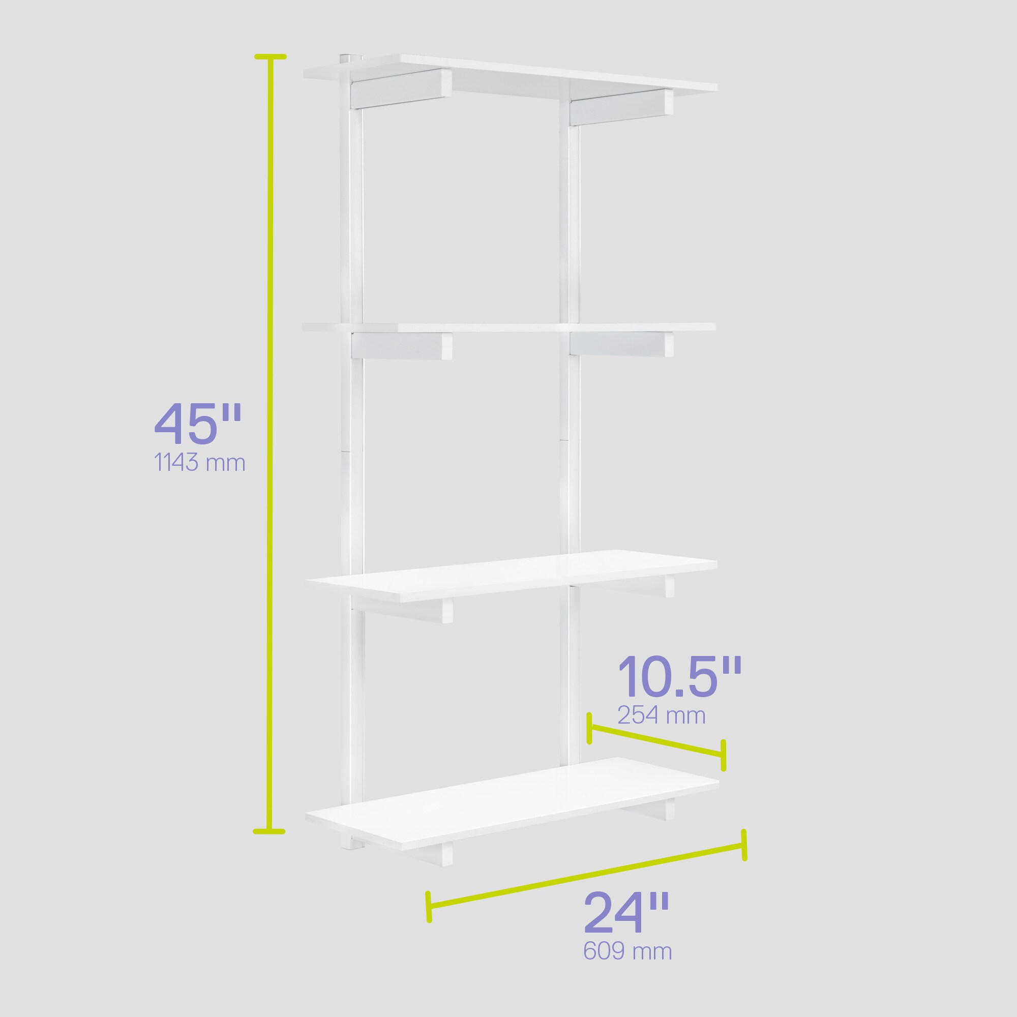 Delta Cycle & Home PS4000W-4 Wall-Mounted-Shelving - View #7