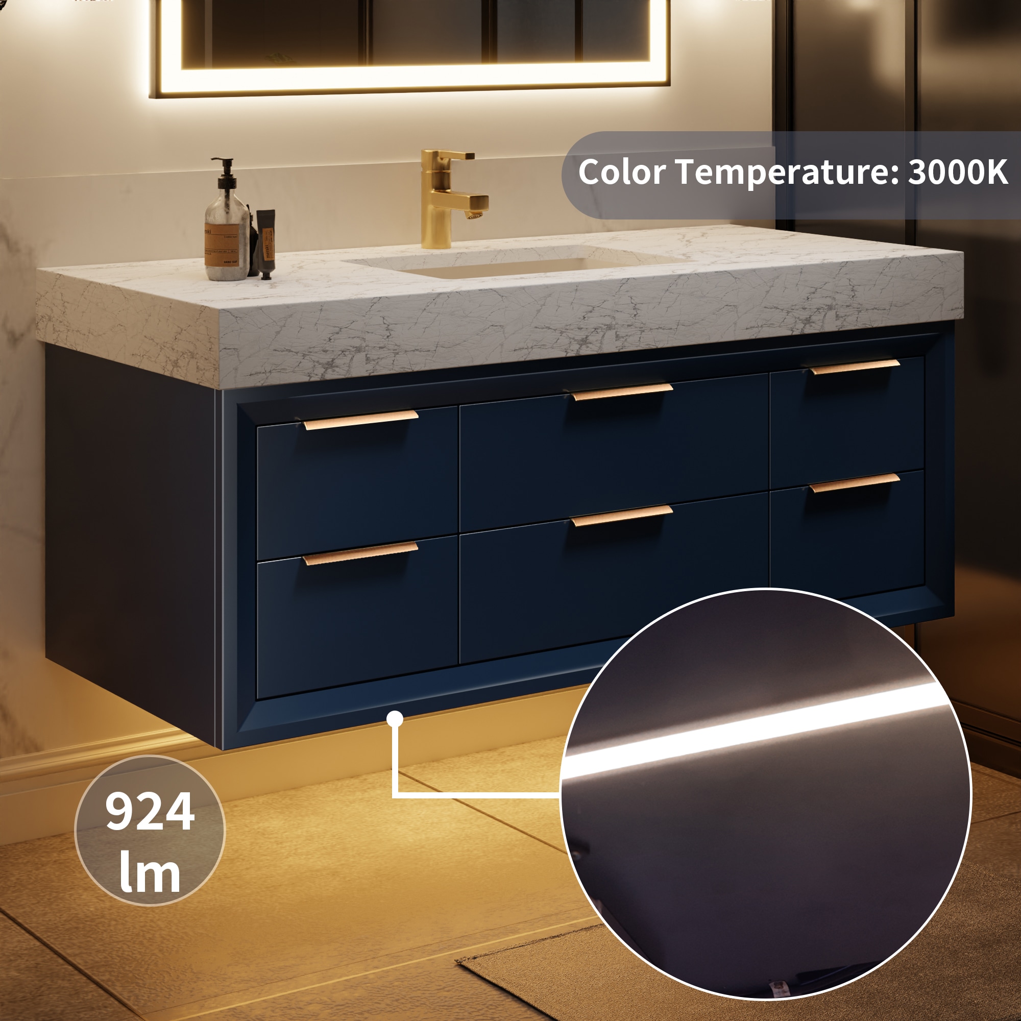 ExBrite XB4821V9BE Bath-Vanity-Combo - View #3