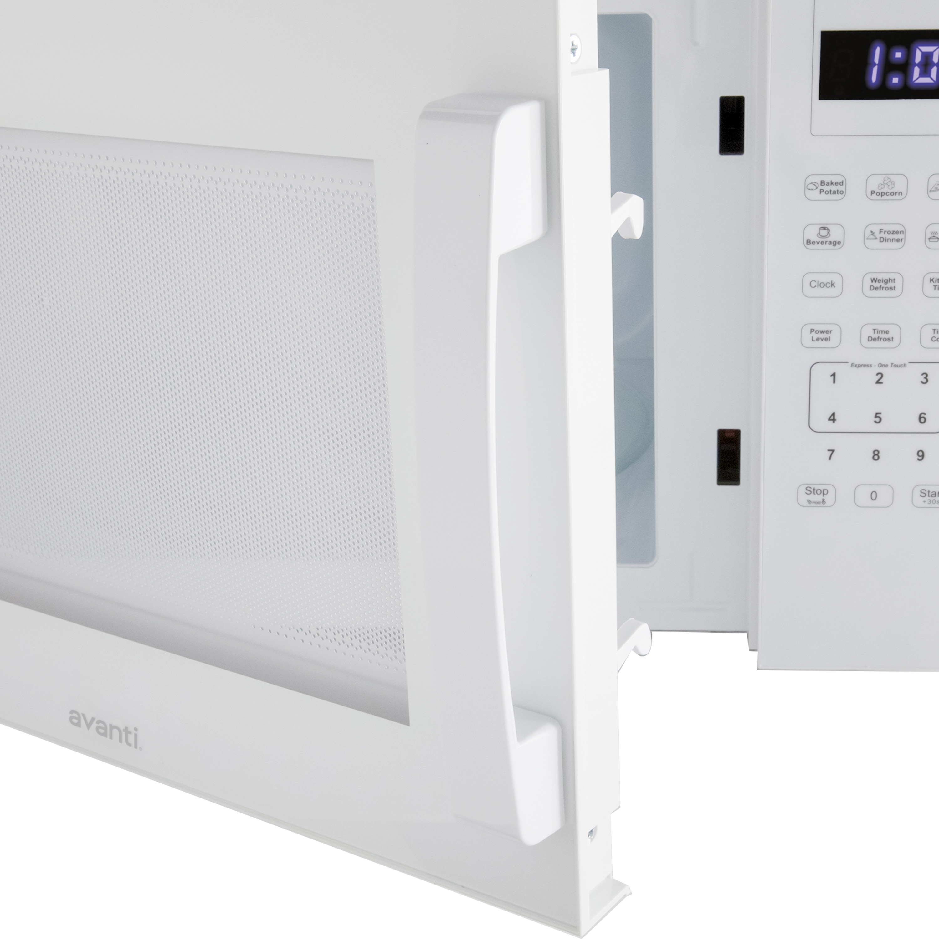 Avanti 1.5 cu ft White Countertop Microwave with Timer