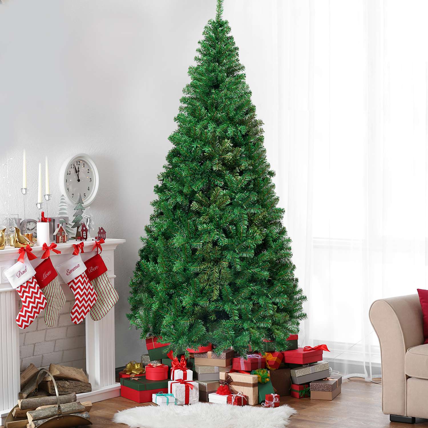 Costway CSHY001509 Artificial-Christmas-Trees - View #6