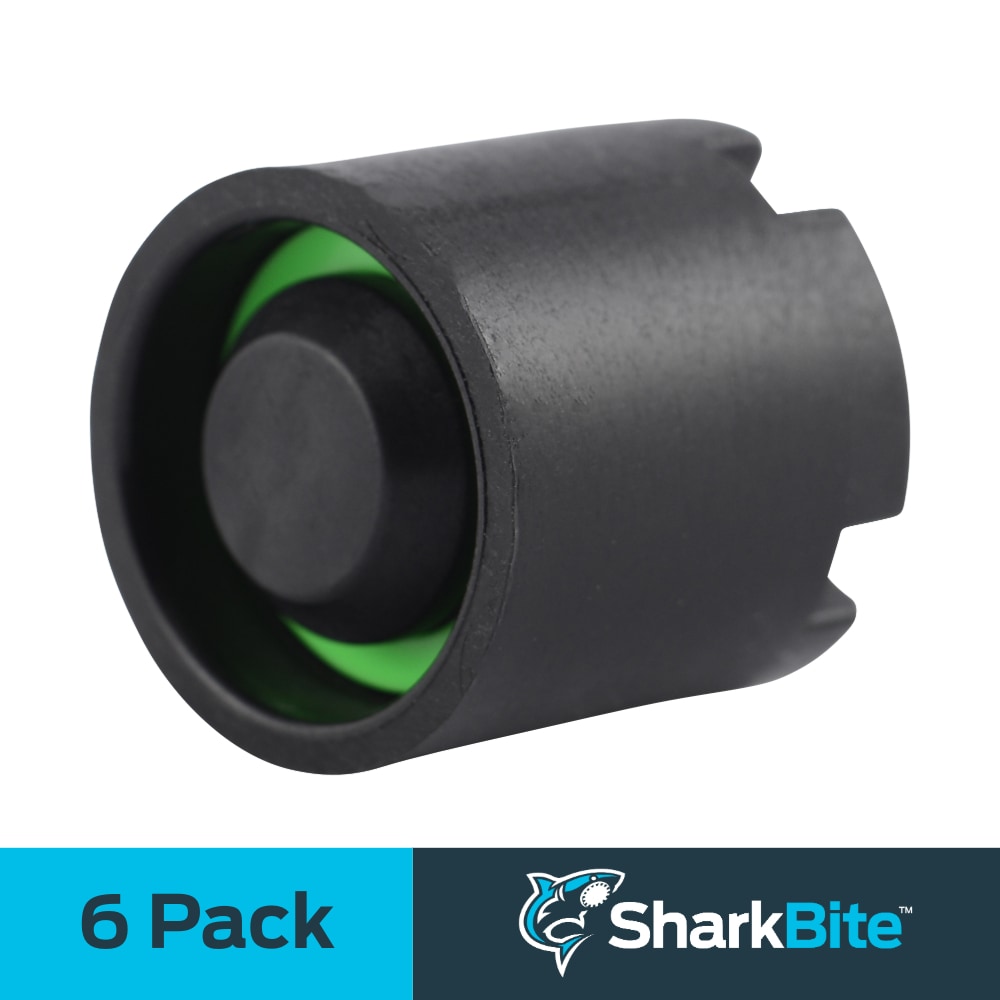 SharkBite K514TZ6 EvoPEX 1/2-in Push-to-Connect Cap (6-Pack)