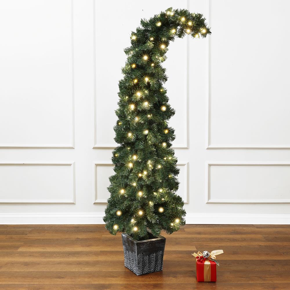 LuxenHome WHAP2101 Artificial-Christmas-Trees - View #4