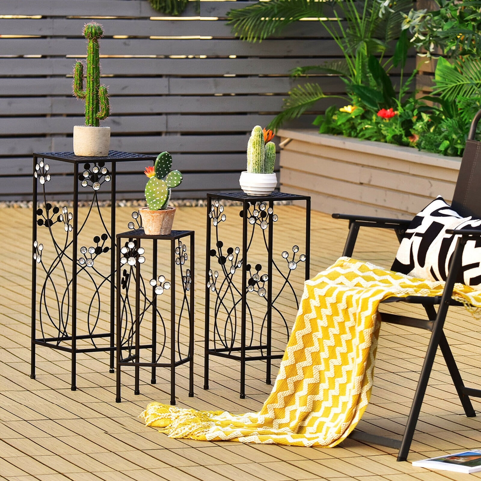 Forclover CTWE-NP10275BK Plant-Stand - View #3