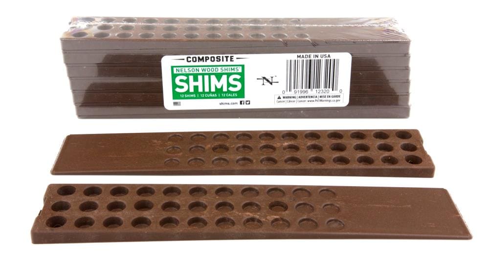Nelson Wood Shims CSH12/42/12/48B Contractor Grade Shims 12" 42 Pack 