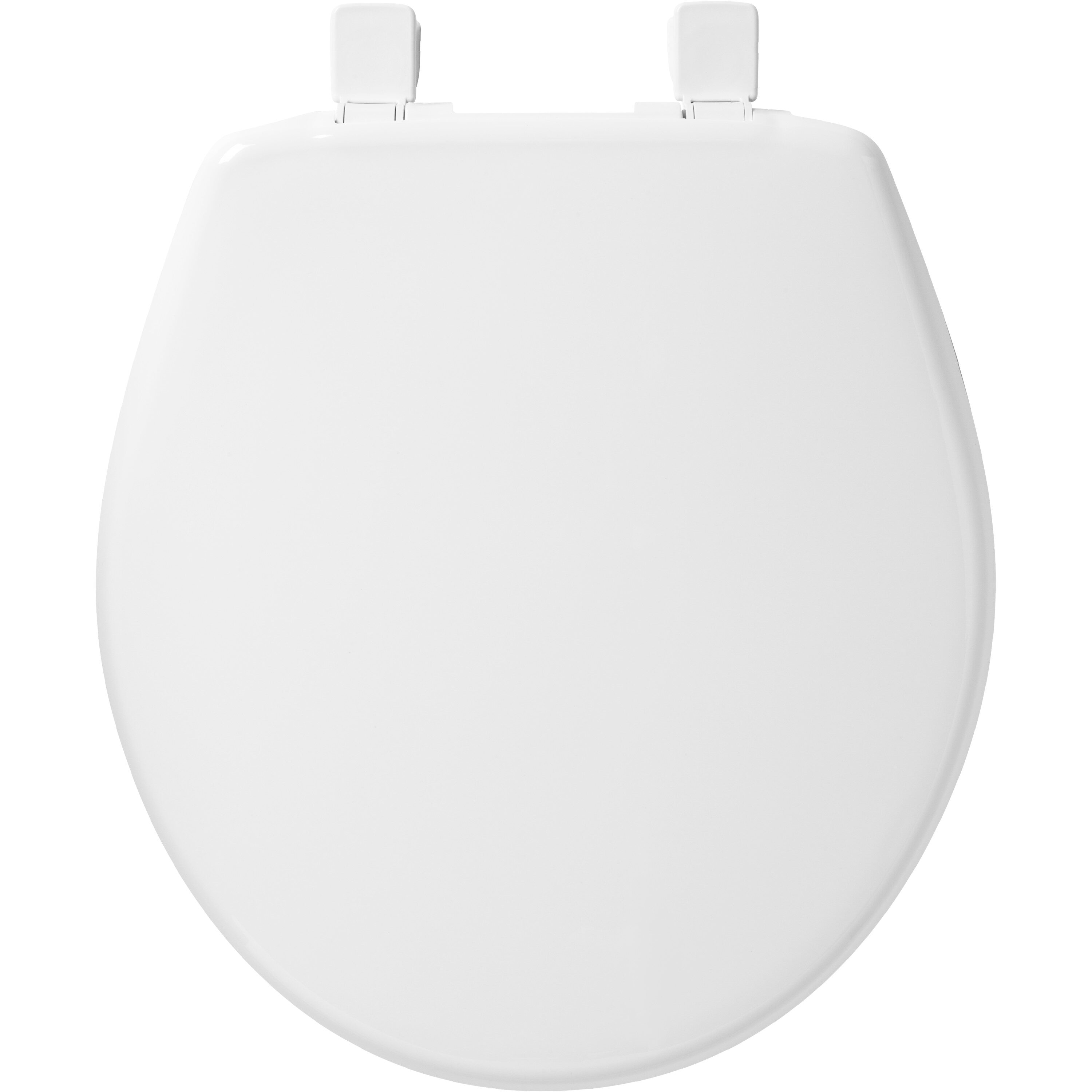 Bemis Easy Clean Plastic White Round Soft Close Toilet Seat 730SLEC 000 ...