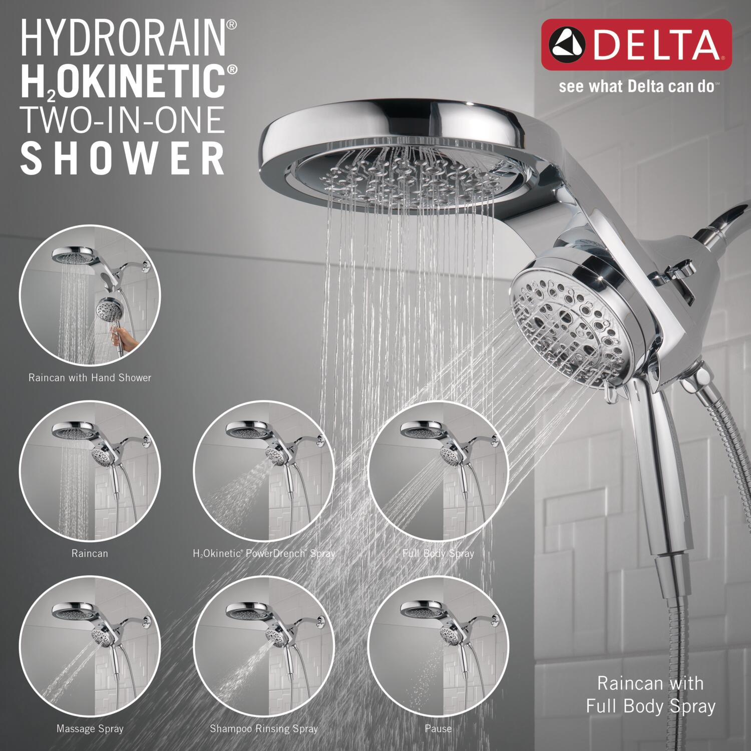 Delta 58680-PR Fixed-Showerhead - View #3