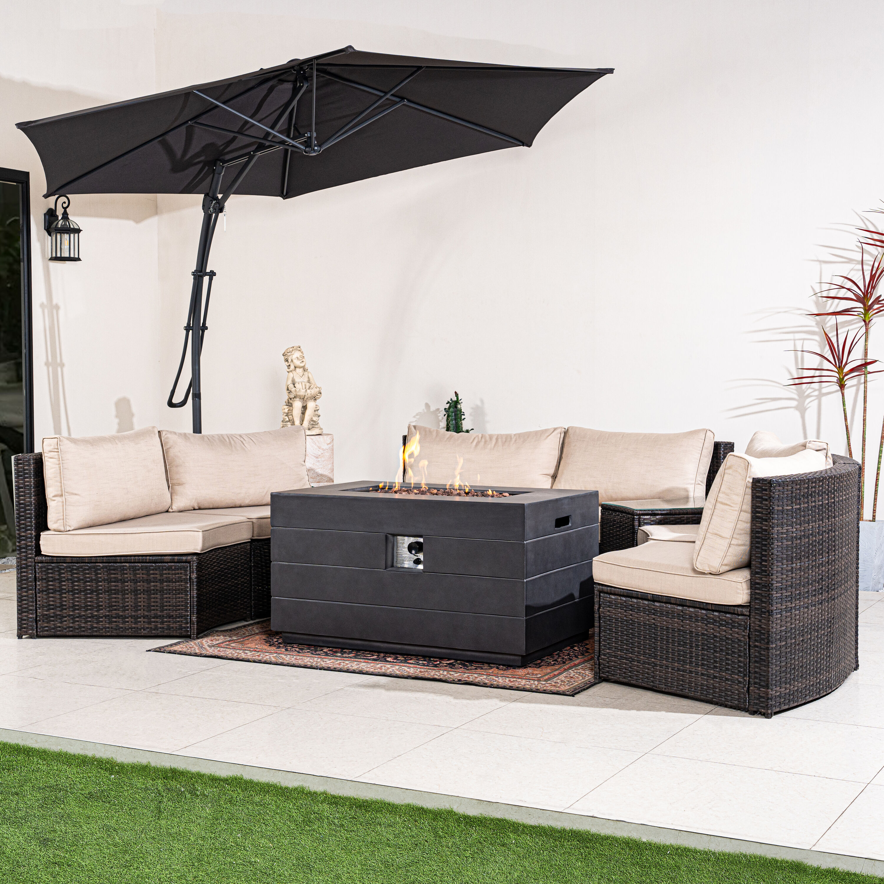 Direct Wicker DWG-1205BR2150D Patio-Conversation-Sets - View #6