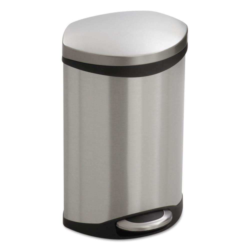 eModernDecor 2.4-Gallons Stainless Steel Touchless Kitchen Trash Can with  Lid Outdoor in the Trash Cans department at