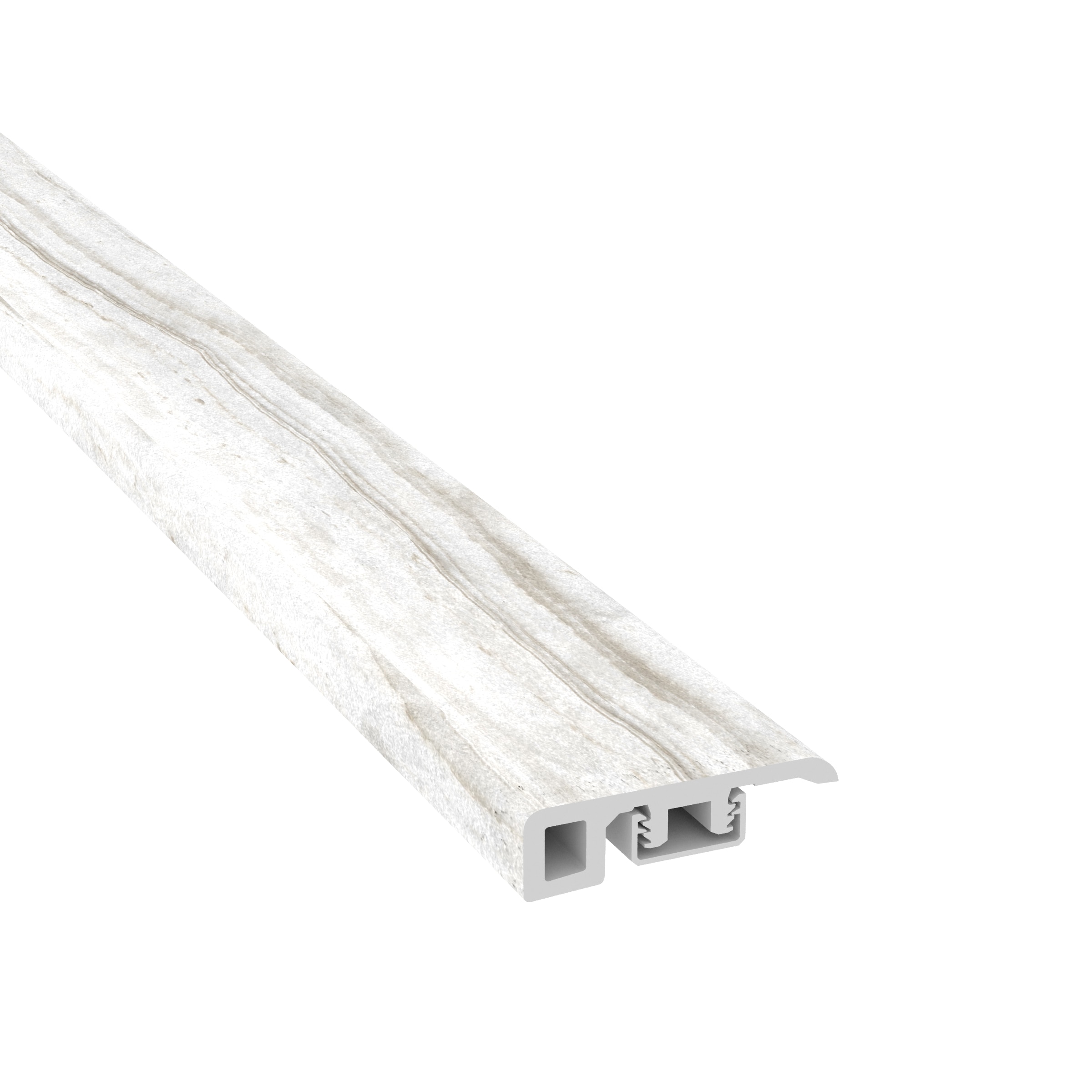 CALI 7701000318 Shorebreak Salt Point Travertine 0.47-in T x 1.73-in W x 72.83-in L Vinyl Threshold
