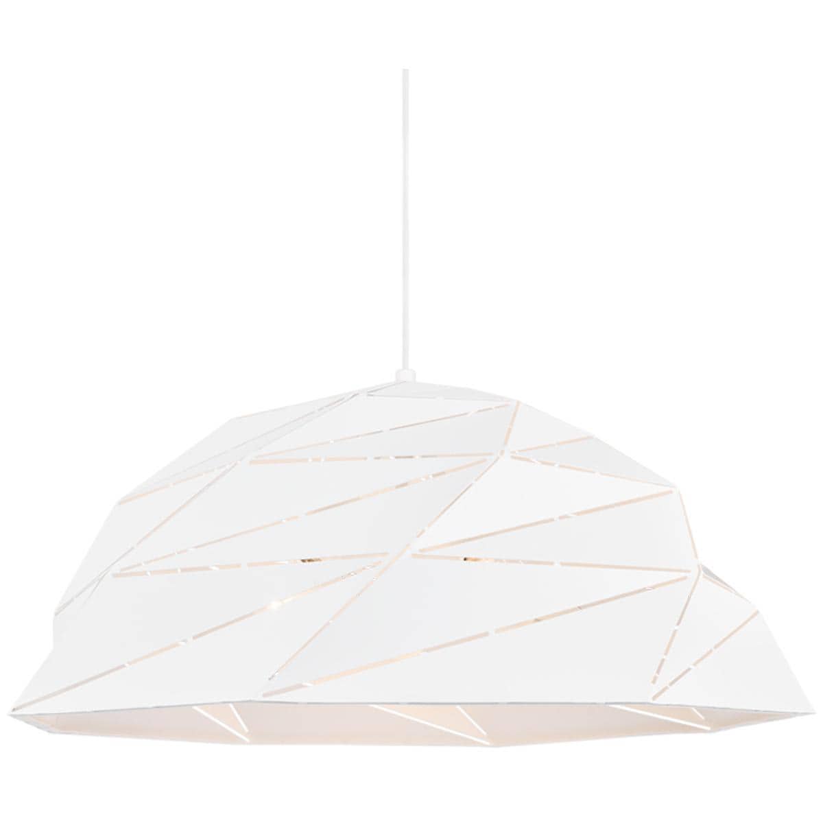 Matteo 2120589 Lighting C72721WH Riku 3 Light 26 inch White Pendant Ceiling Light