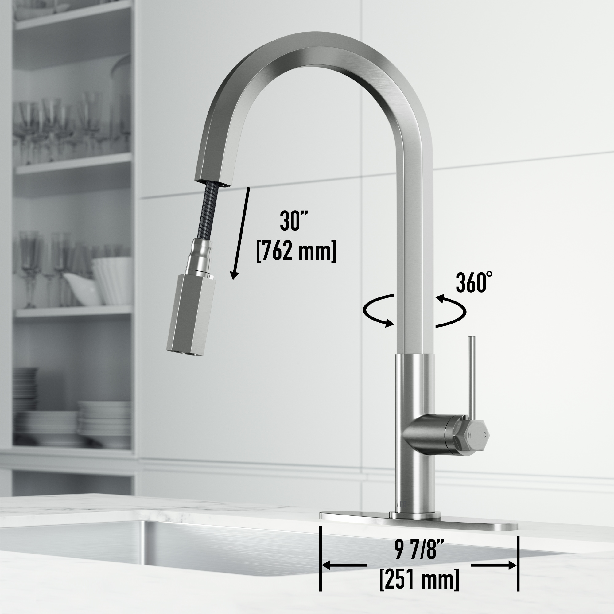 VIGO VG02034STK1 Kitchen-Faucets - View #5