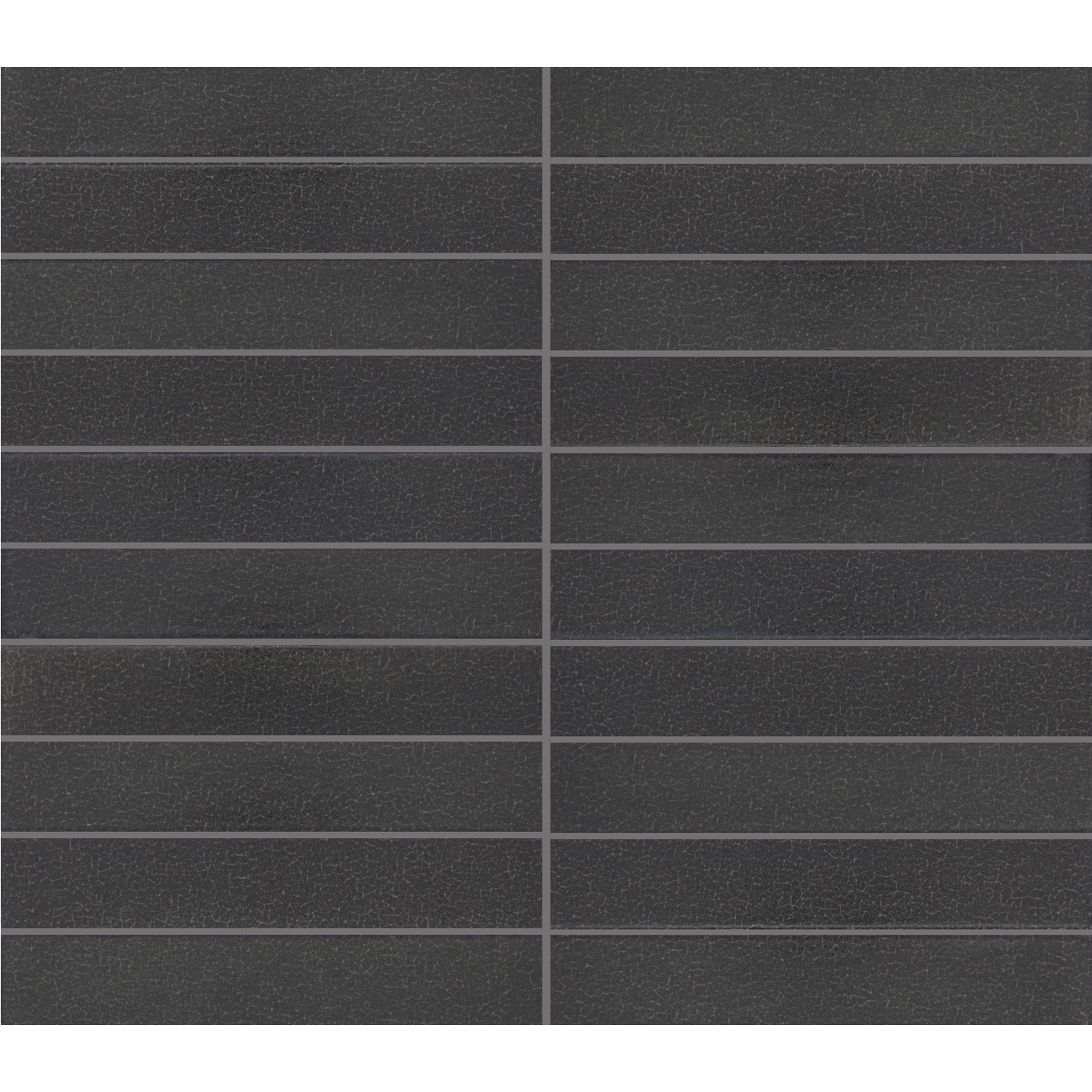 American Olean EC36STK16MBLWST Elevated Craft Graphite 10-in x 12-in Matte Ceramic Patterned Linear Mosaic Floor and Wall Tile (0.83-sq. ft/ Piece)