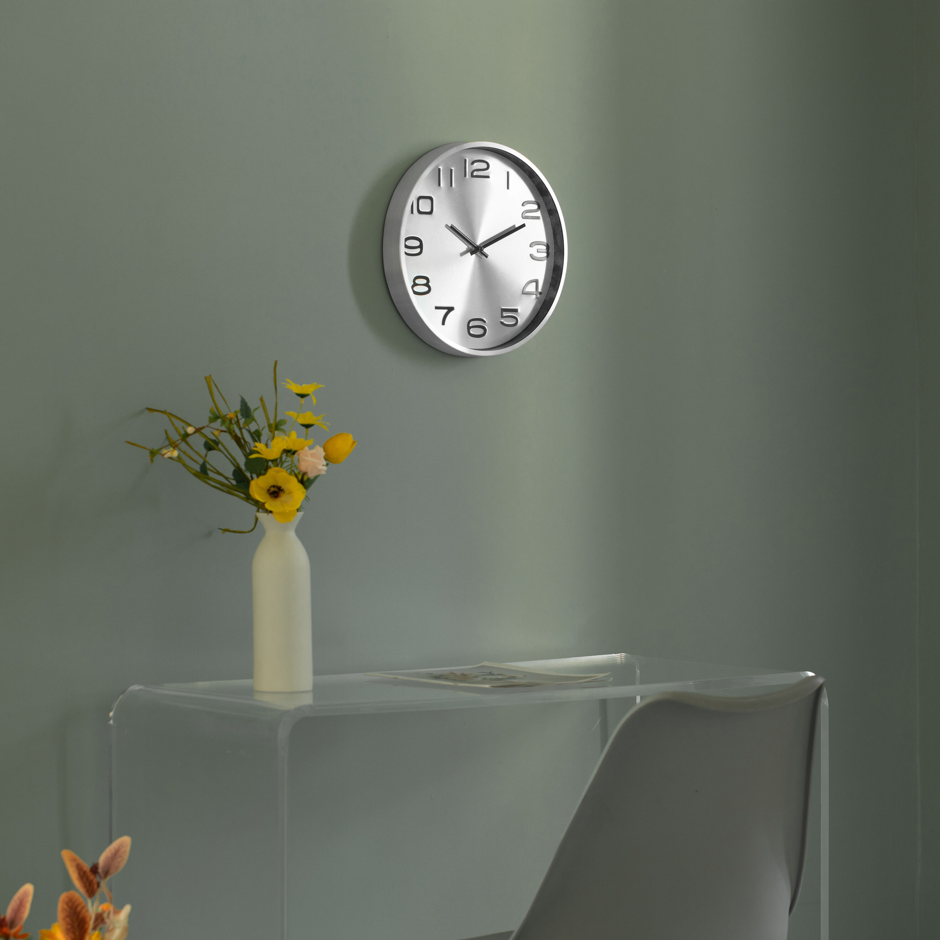 Clockswise QI004511.SI Indoor-Outdoor-Clocks - View #2