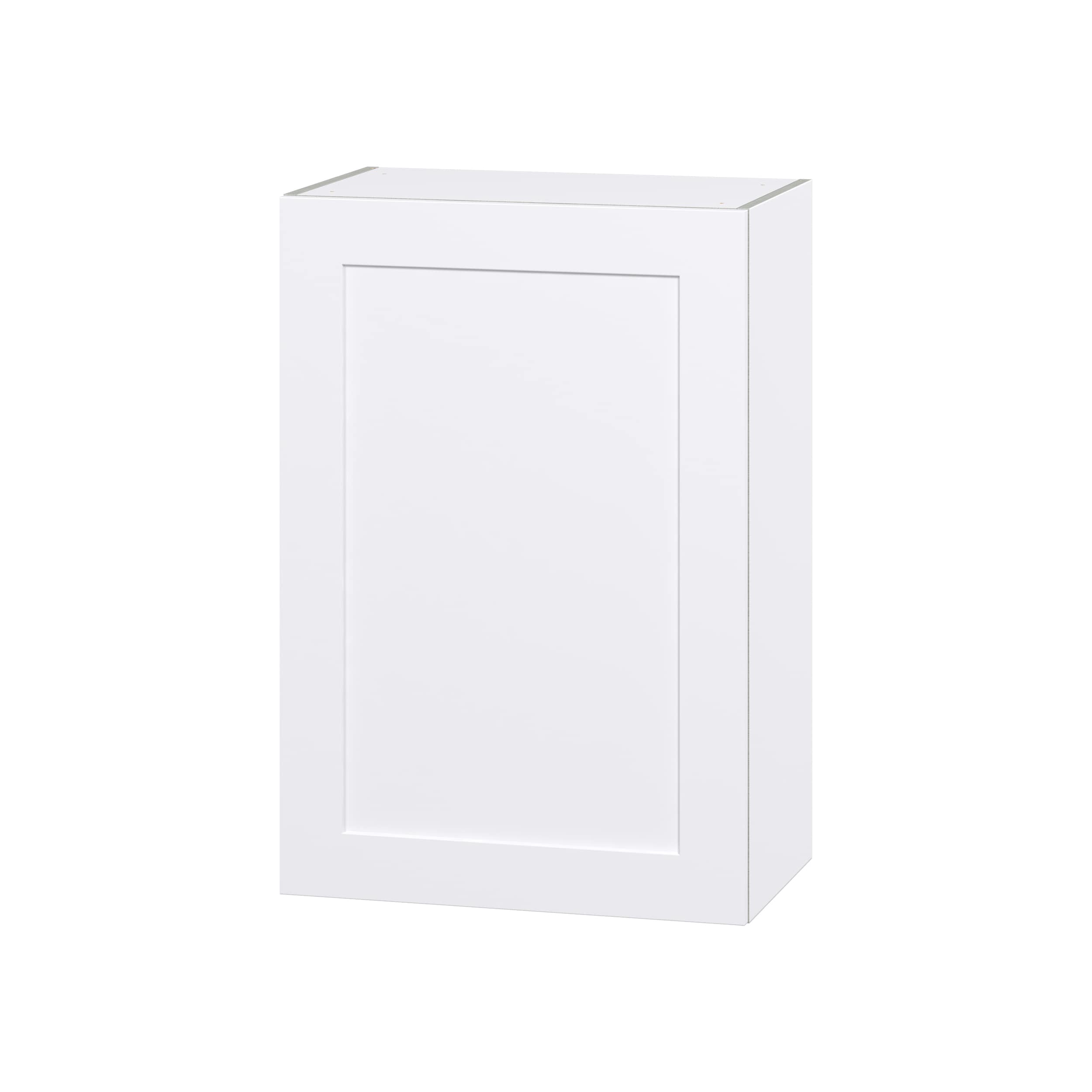 Hugo&Borg Jolie 9-in W x 35-in H x 14-in D Warm White Wall Fully Assembled Cabinet (Flat Panel Shaker Door Style)