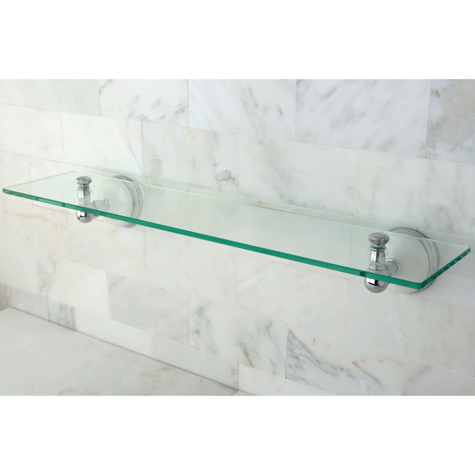 Kingston Brass WL11191 Victorian Polished chrome Wall mount Bathroom Shelf ( 20-in x 3-in x 5.5-in )
