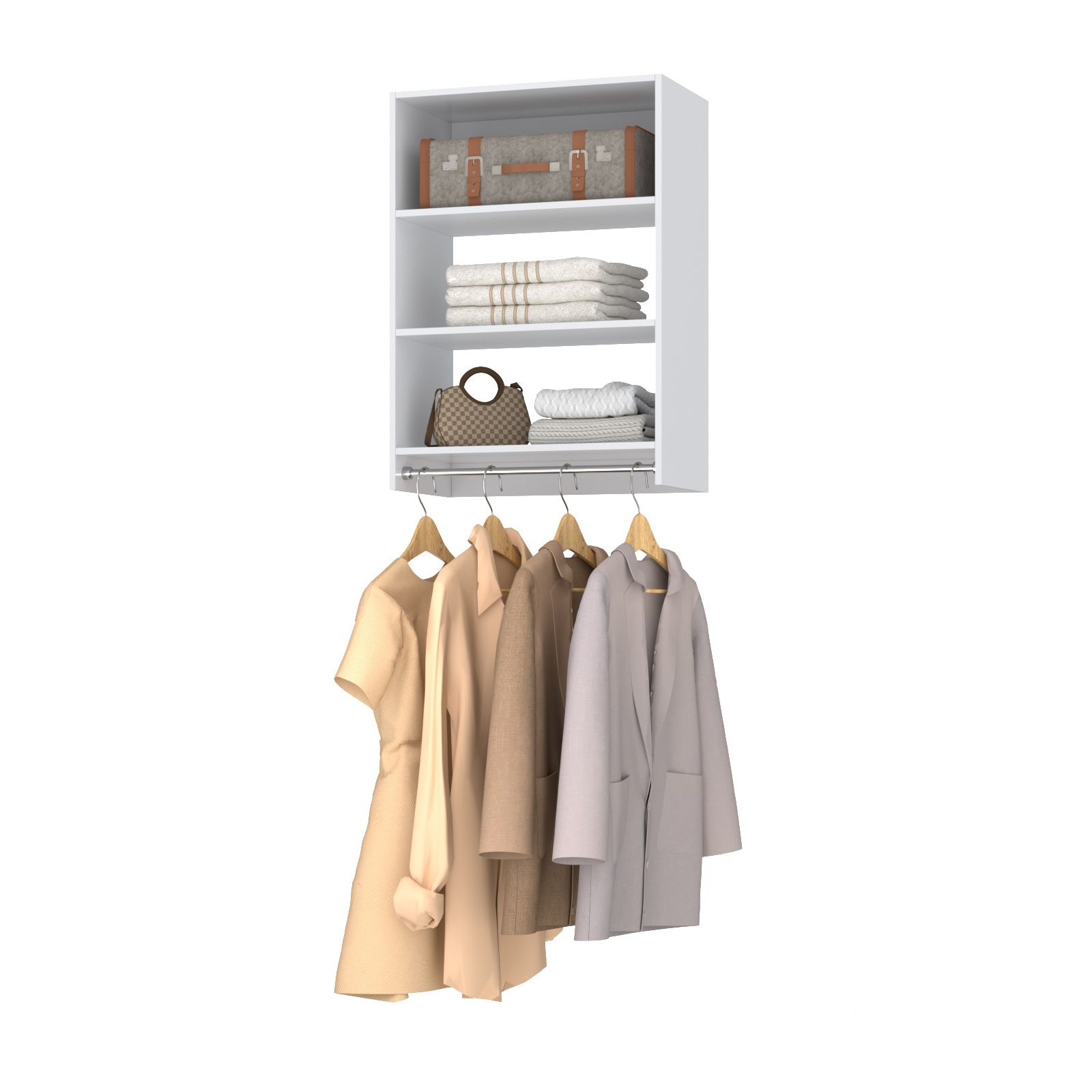 HomLux BD-CCW3S1H25H Wood-Closet-Shelves - View #5