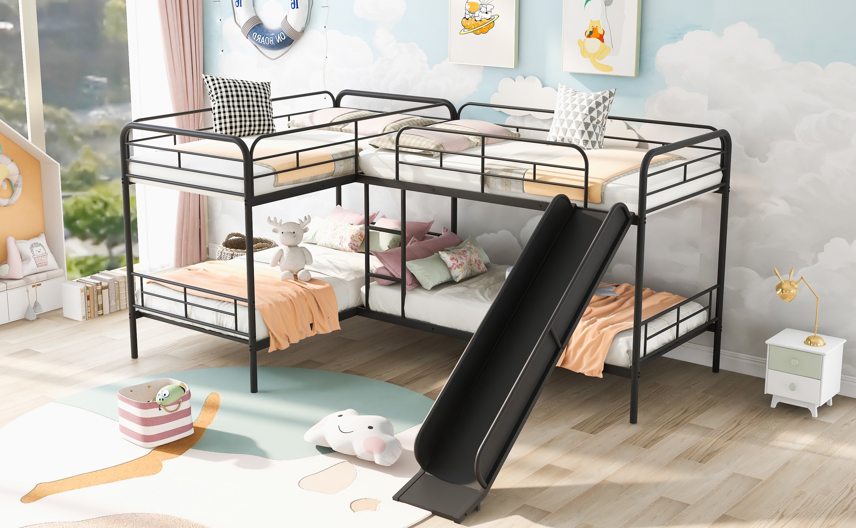 ModernLuxe GX000615AAB-1 Bunk-Beds - View #3