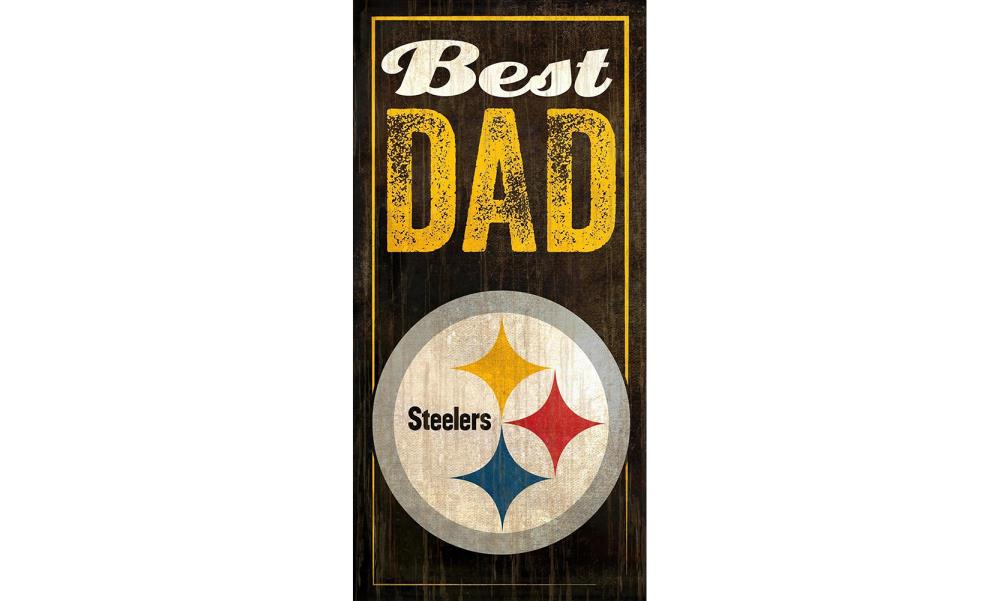 Pittsburgh Steelers Best Dad Clip Frame