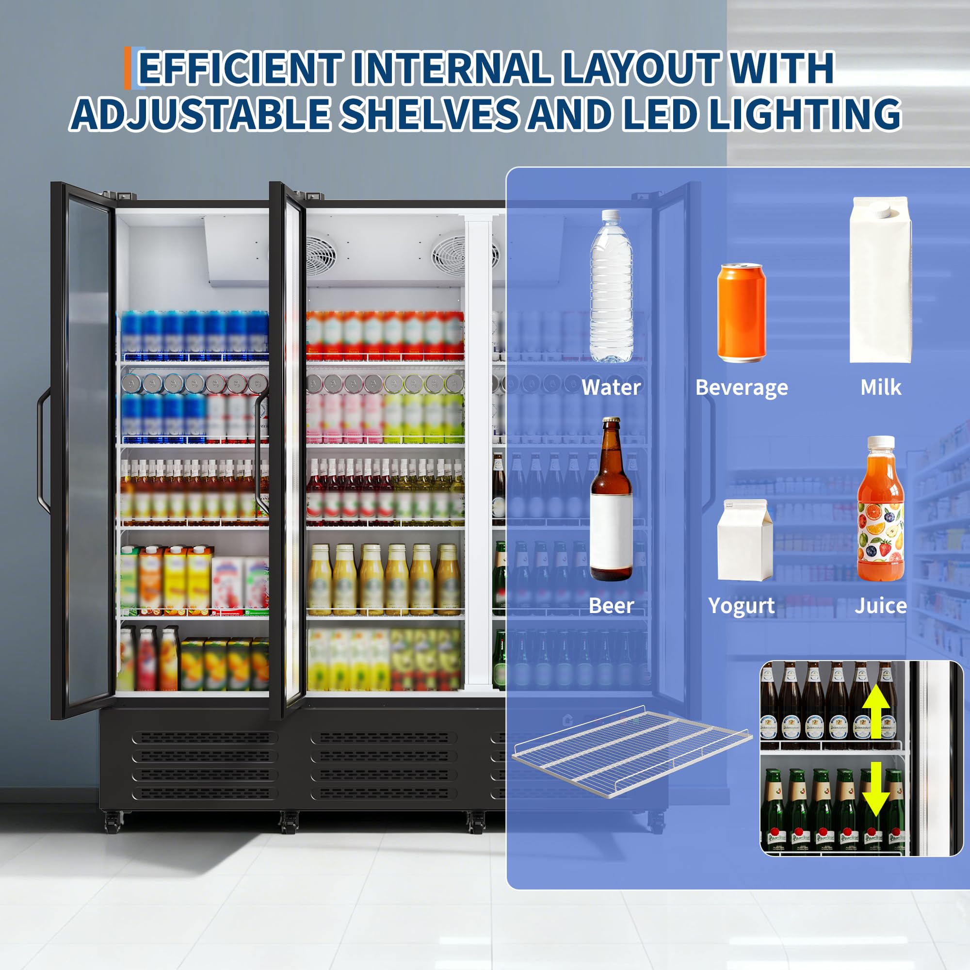 IdealHouse CA7-BLCH9S63-JN Commercial-Refrigerators - View #2