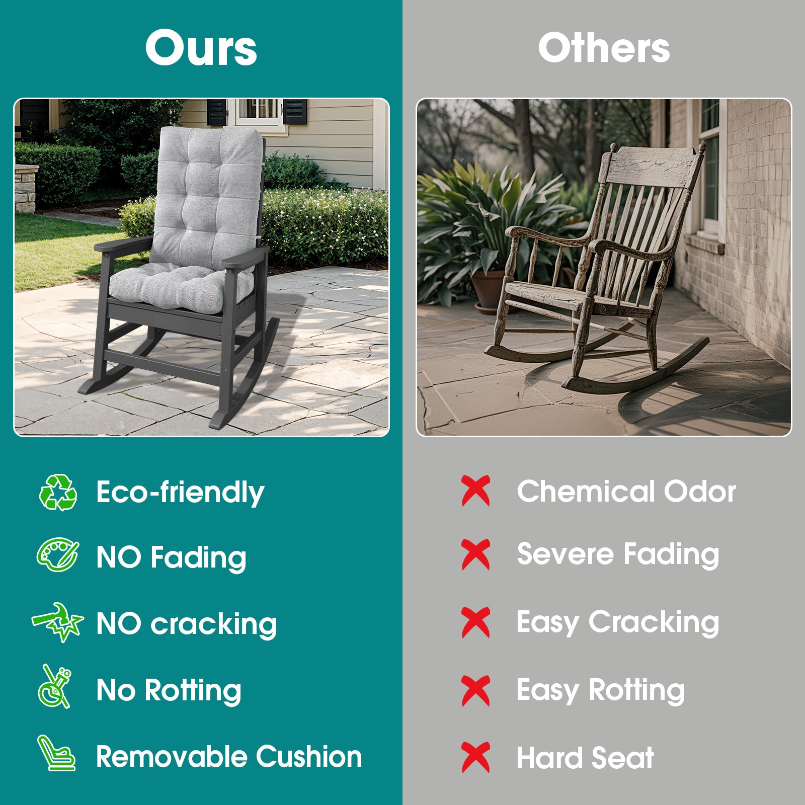 JEAREY 03YY-DZ-GY Patio-Chairs - View #6