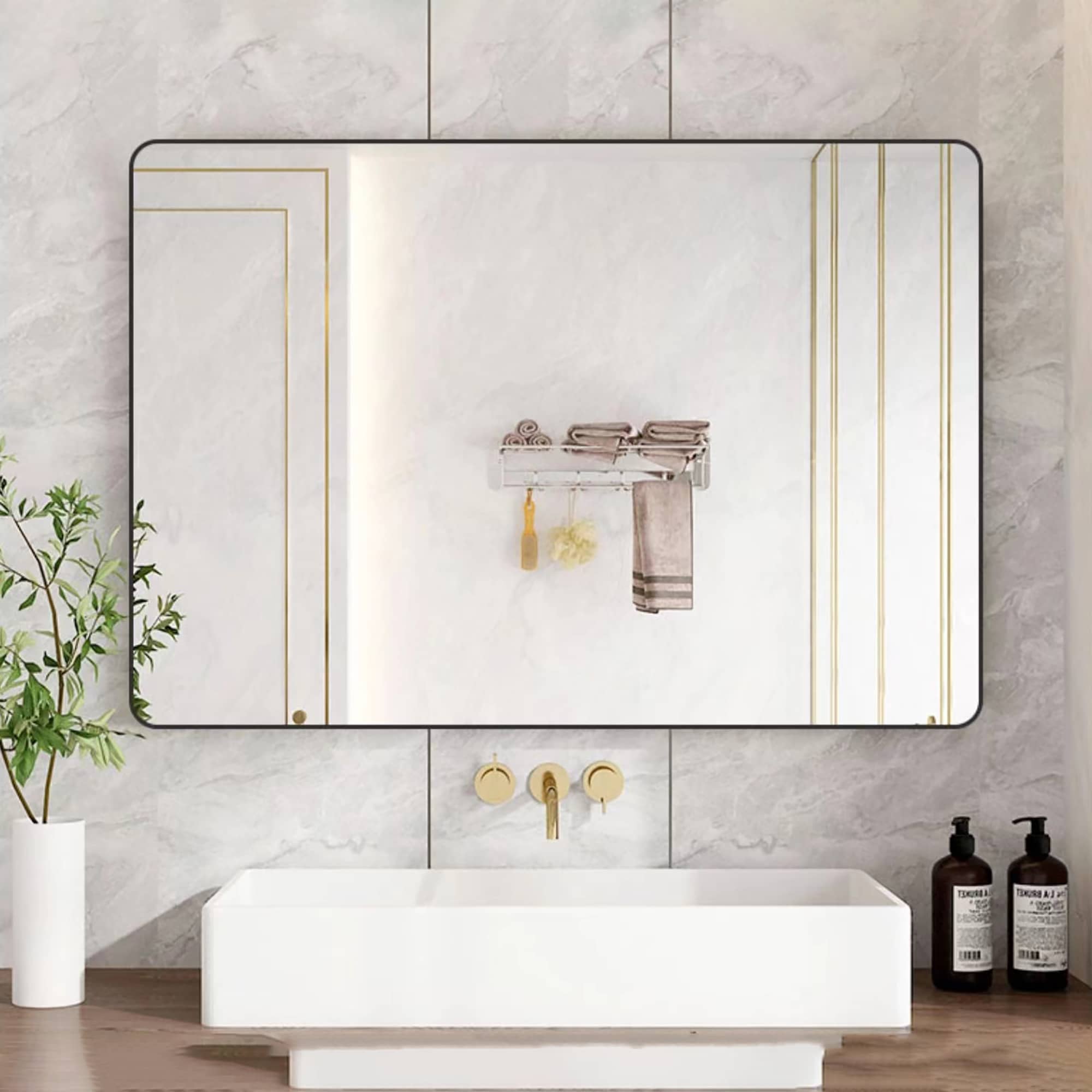 WELLFOR ALMR-29 Framed-Bath-Mirrors - View #5