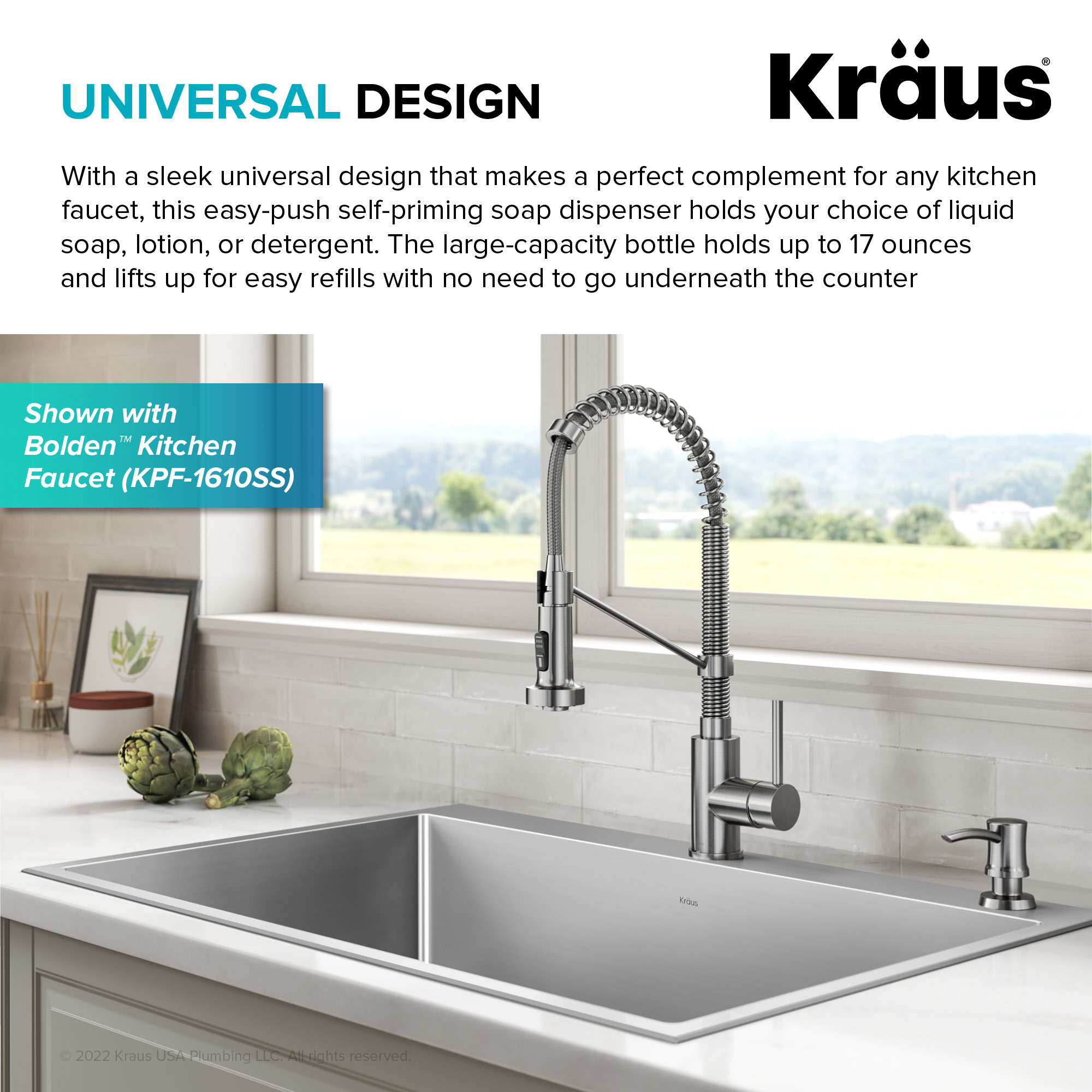 Kraus KSD-54SS Soap-Lotion-Dispensers - View #5