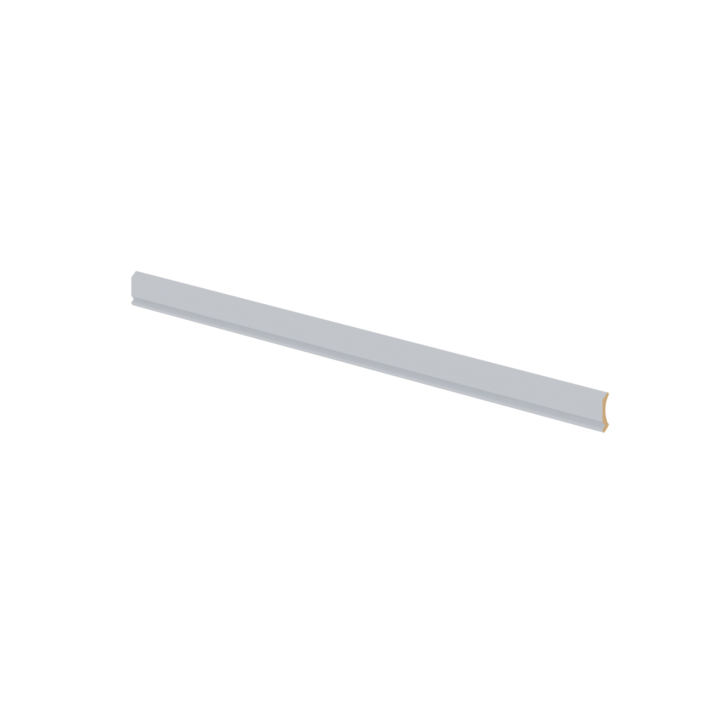 Hugo&Borg DSCCM96C-CH Charlesberg Cabinet Fill Strip 4.98-in W x 96-in H x 3.27-in D Light Gray Laminate