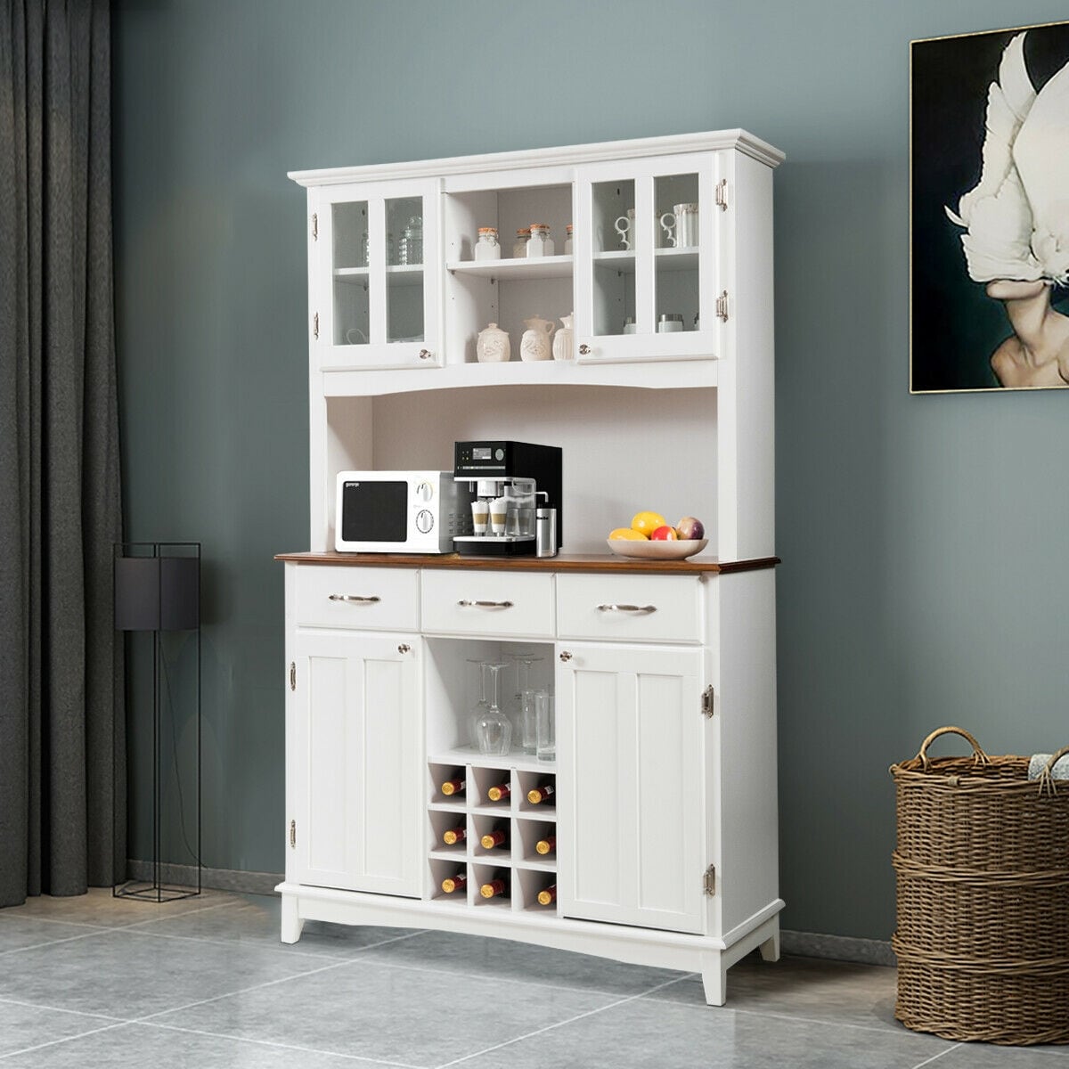 Slickblue D-CO-+40546WH Dining-Kitchen-Storarge - View #3
