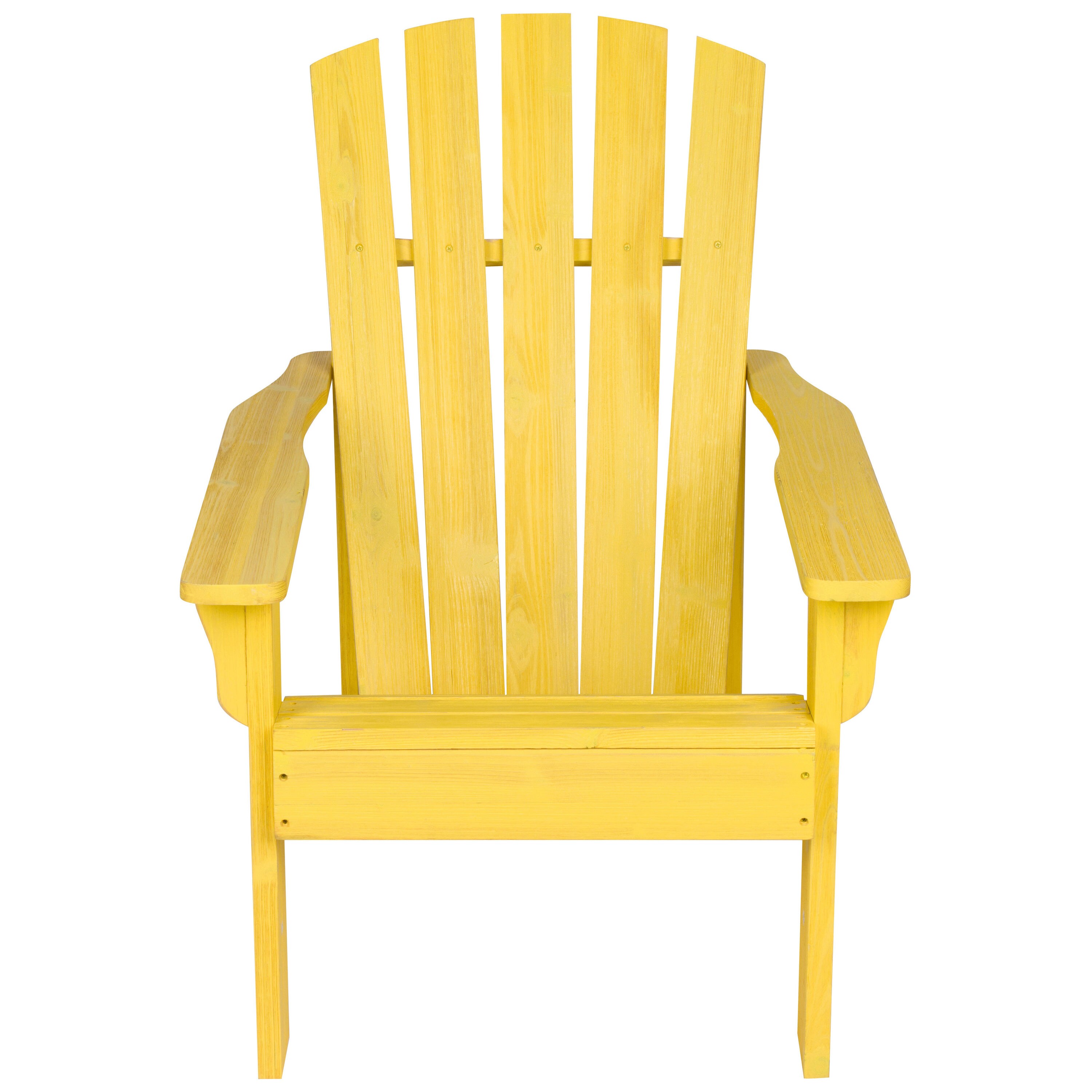 bright yellow outdoor chairs