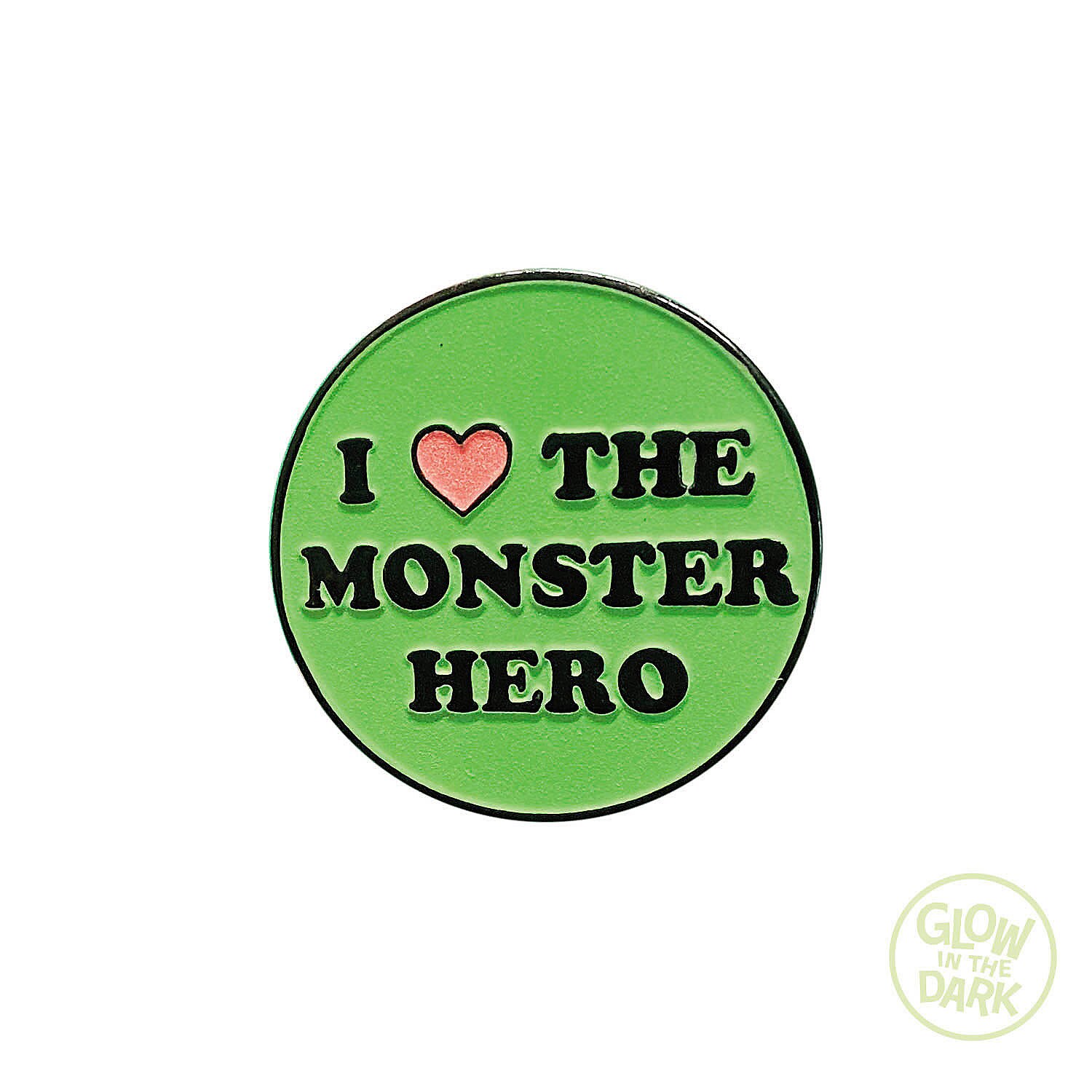 Trick or Treat Studios MASFTE101 1 3/4" The Toxic Avenger™ I Love the Monster Hero Full-Color Enamel Pin