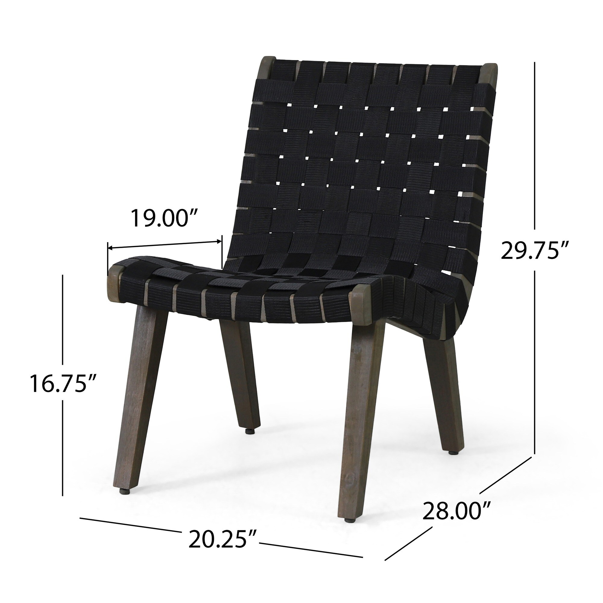 HyperDrop Cart W-70913.00BLK Patio-Chairs - View #3